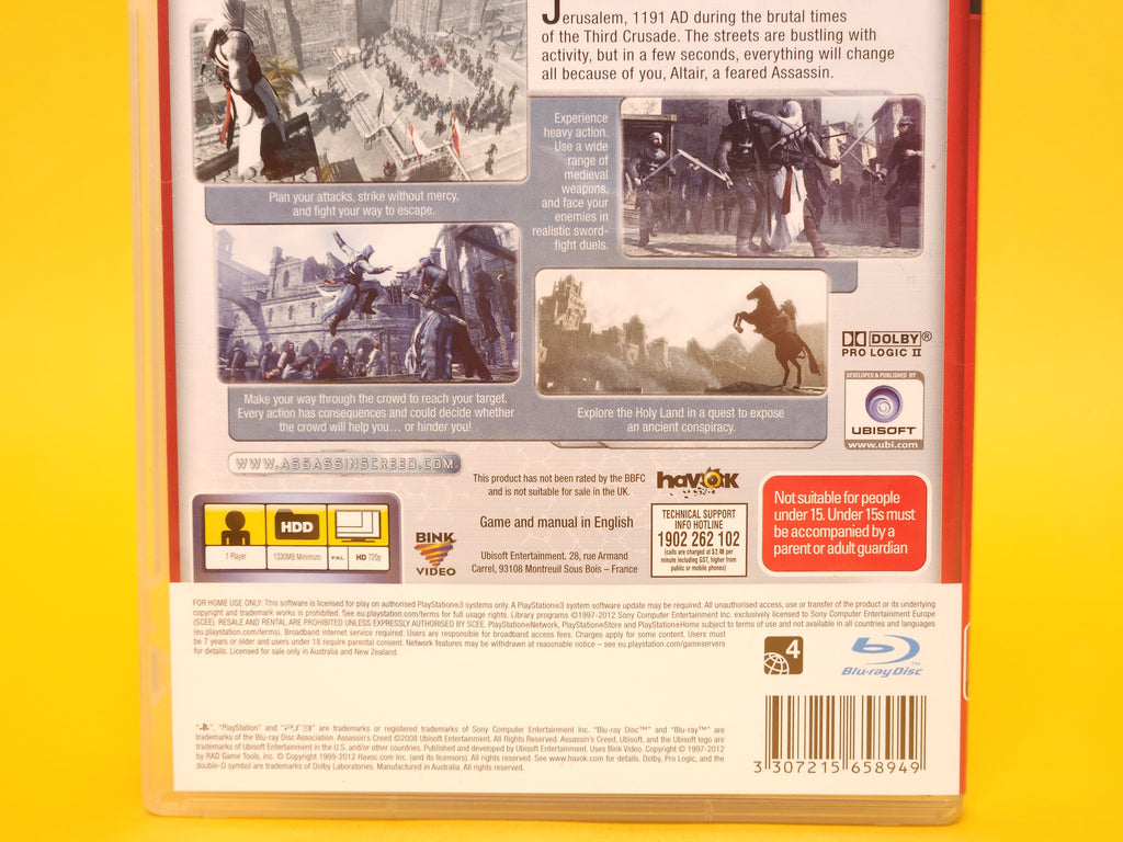 Assassin's Creed – 2007 PlayStation 3 Essentials