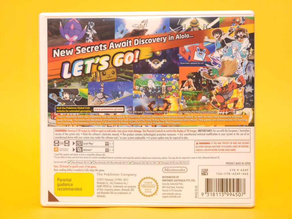 Pokémon Ultra Sun – 2017 Nintendo 3DS