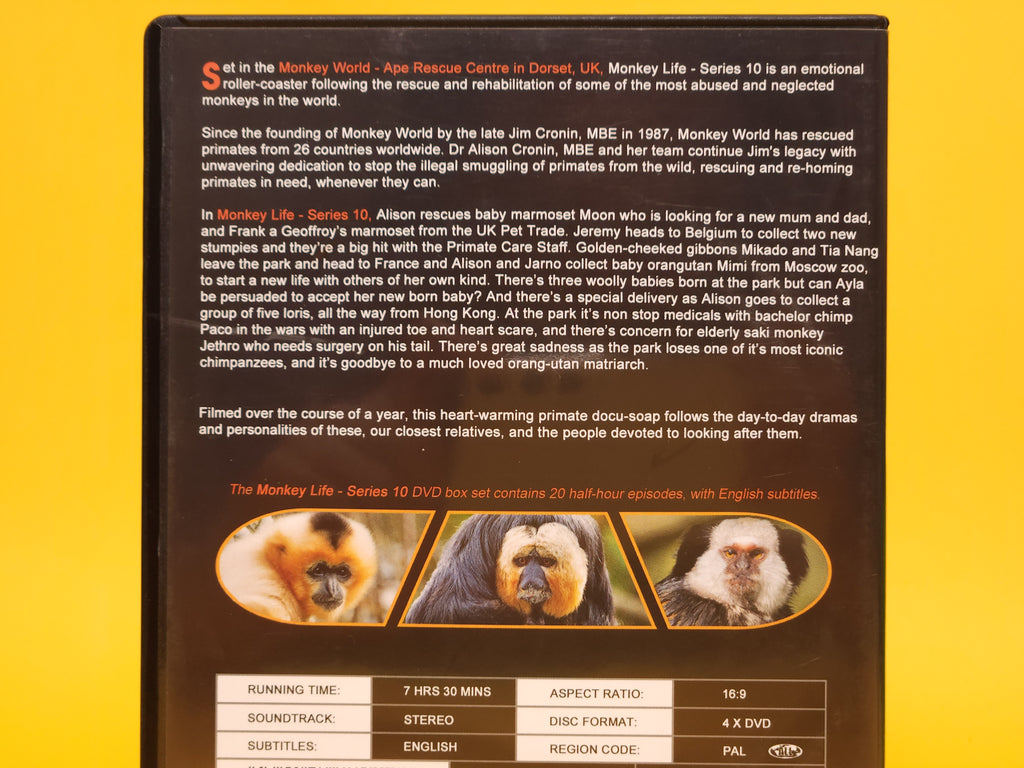Monkey Life: Series 10 – 2018 DVD