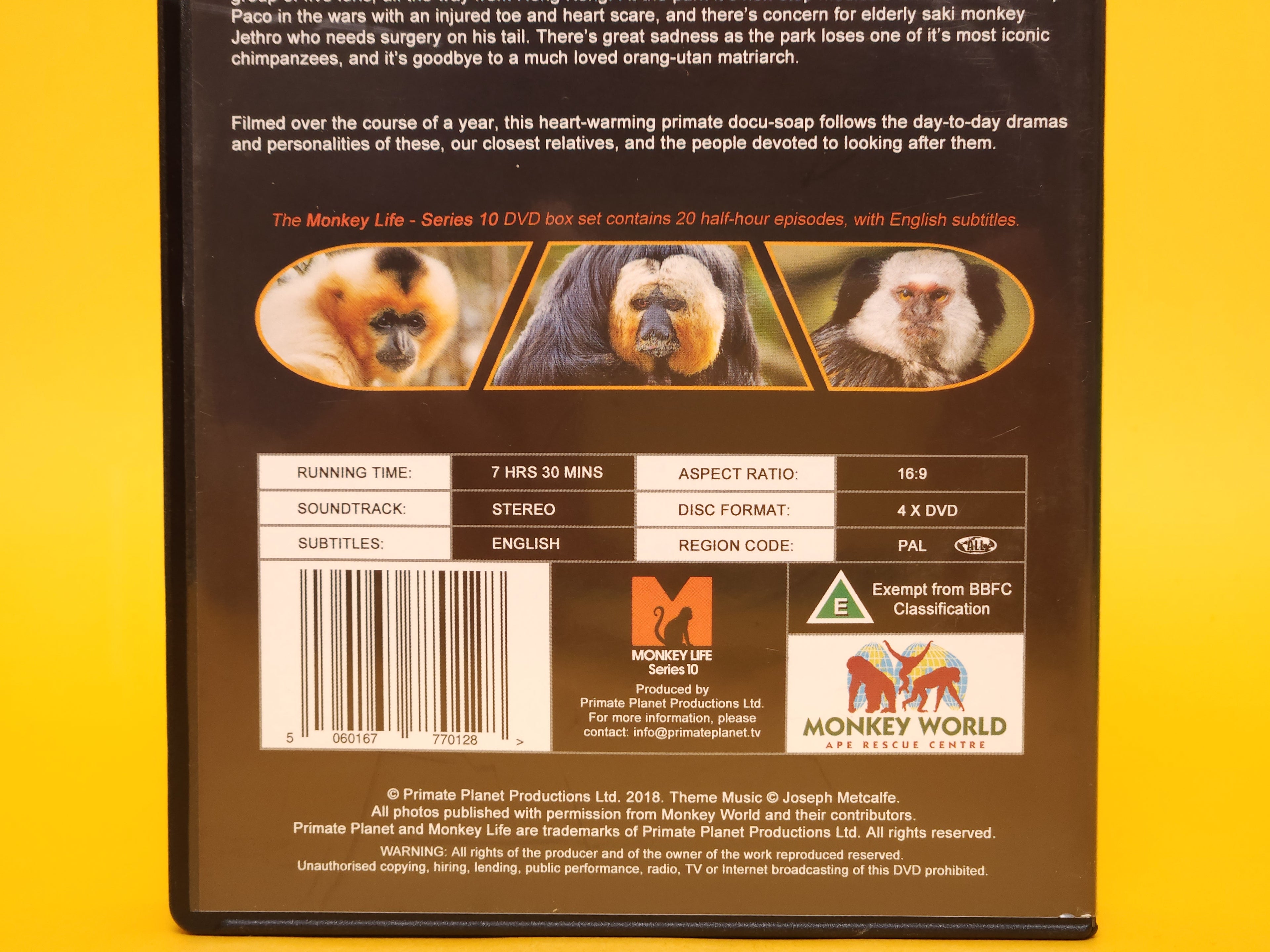 Monkey Life: Series 10 – 2018 DVD