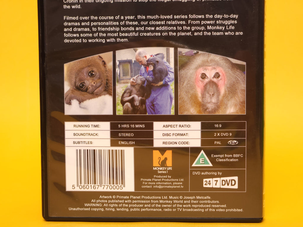 Monkey Life: Series 1 – 2007 DVD