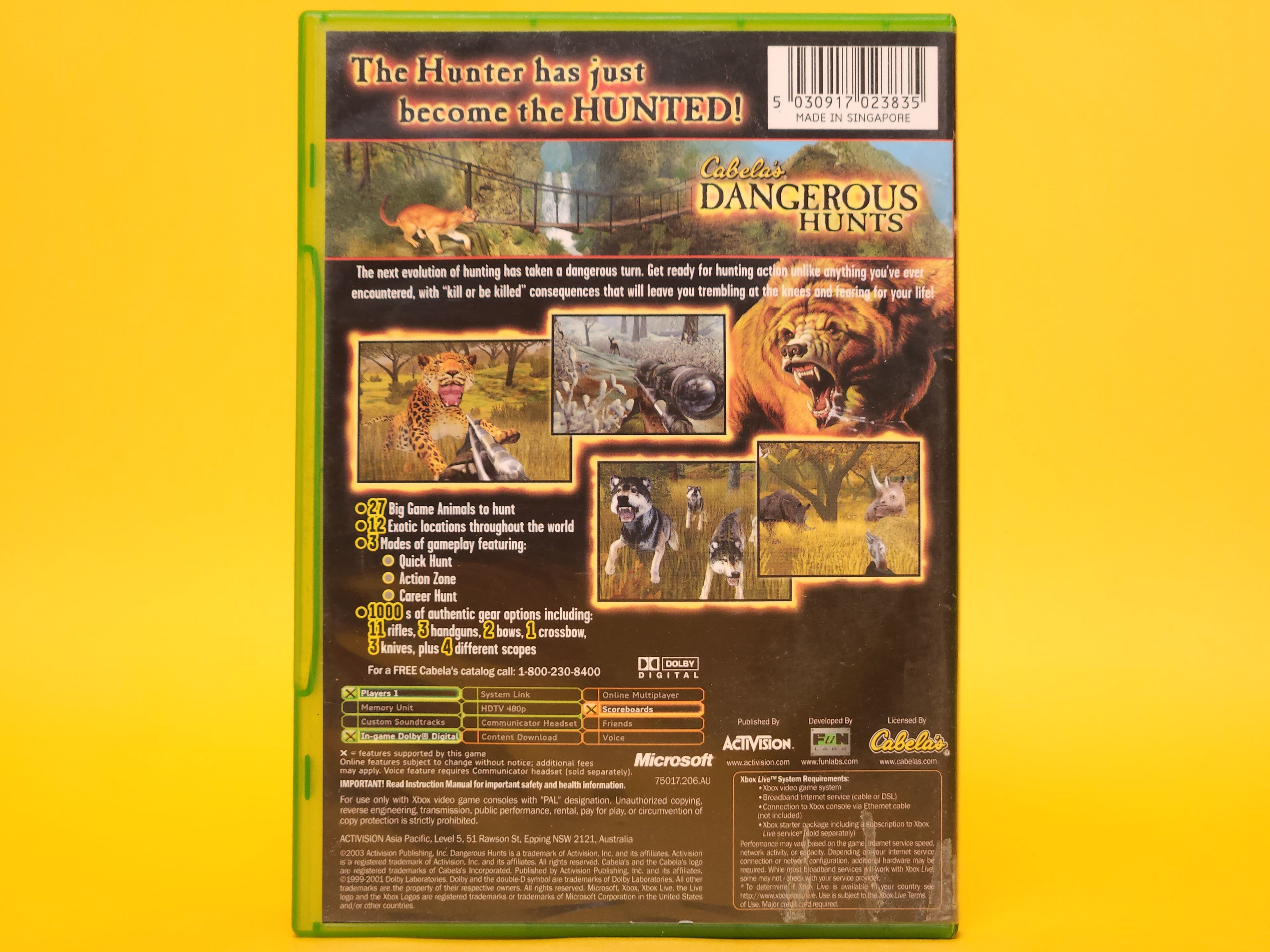 Cabela's Dangerous Hunts – 2004 Xbox