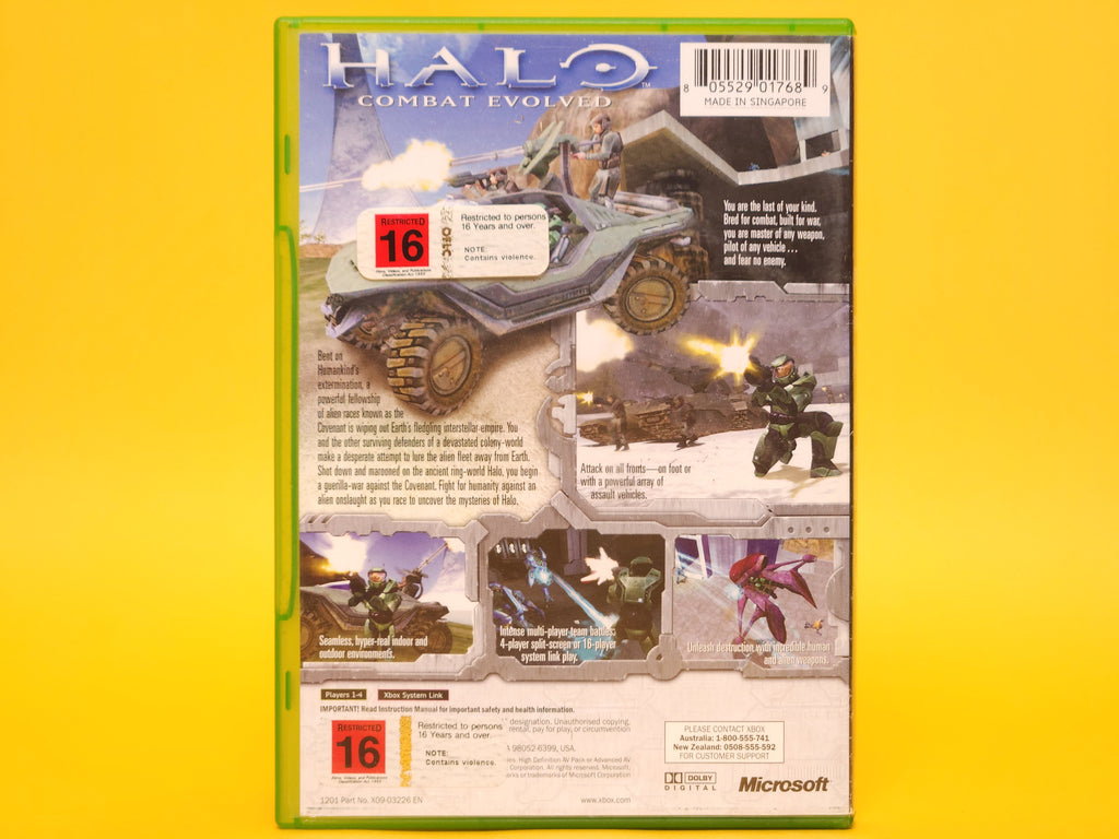 Halo: Combat Evolved (Not For Resale) – 2001 Xbox Exclusive
