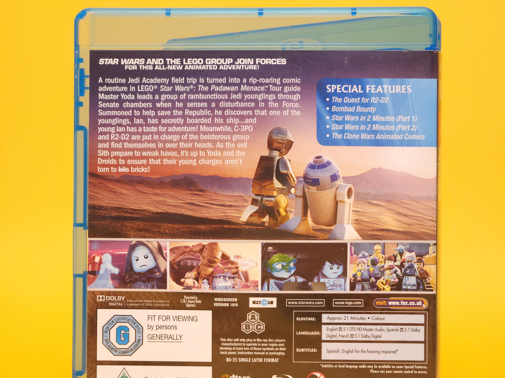 Lego Star Wars: The Padawan Menace – 2011 Blu-ray