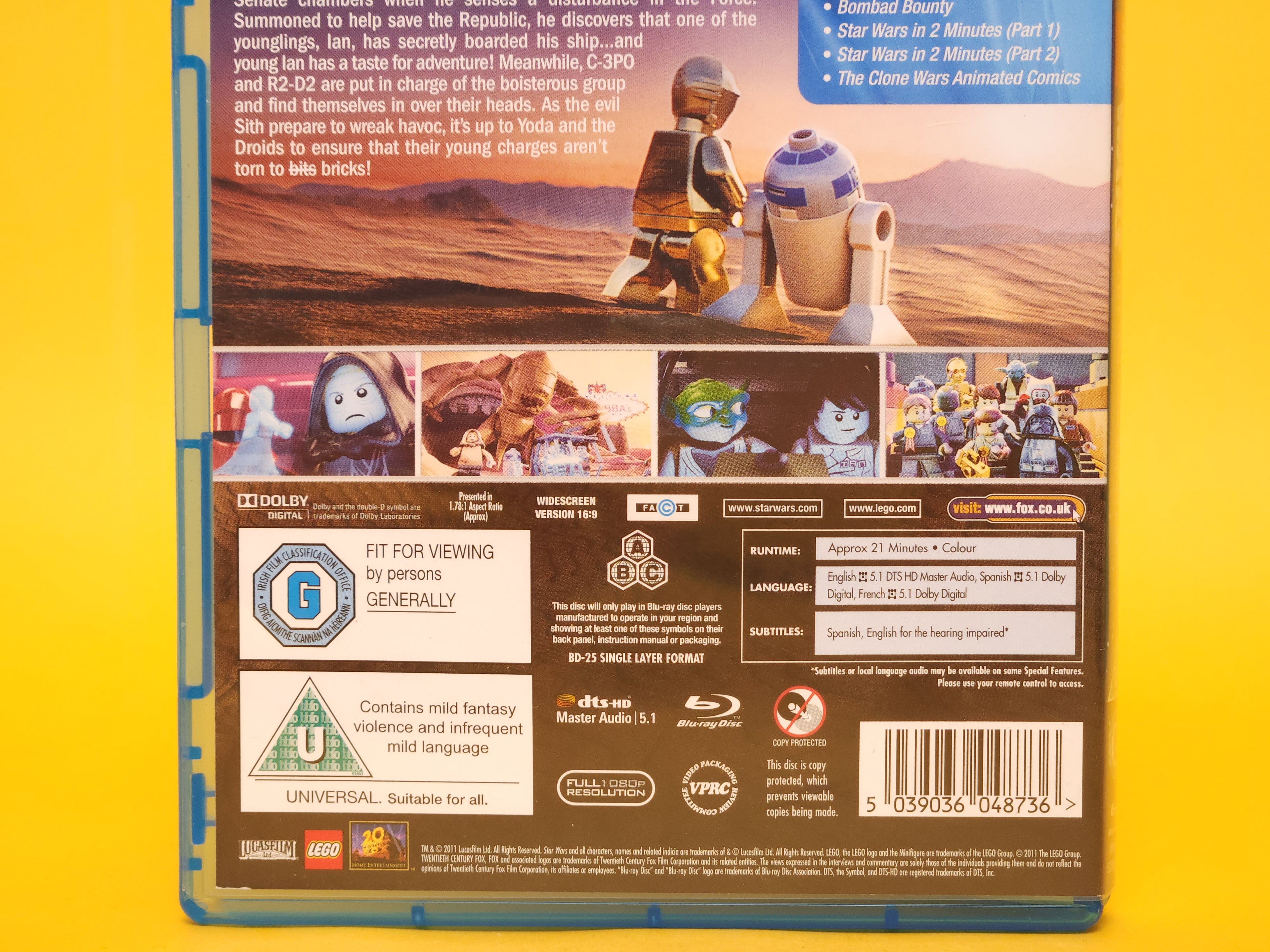 Lego Star Wars: The Padawan Menace – 2011 Blu-ray