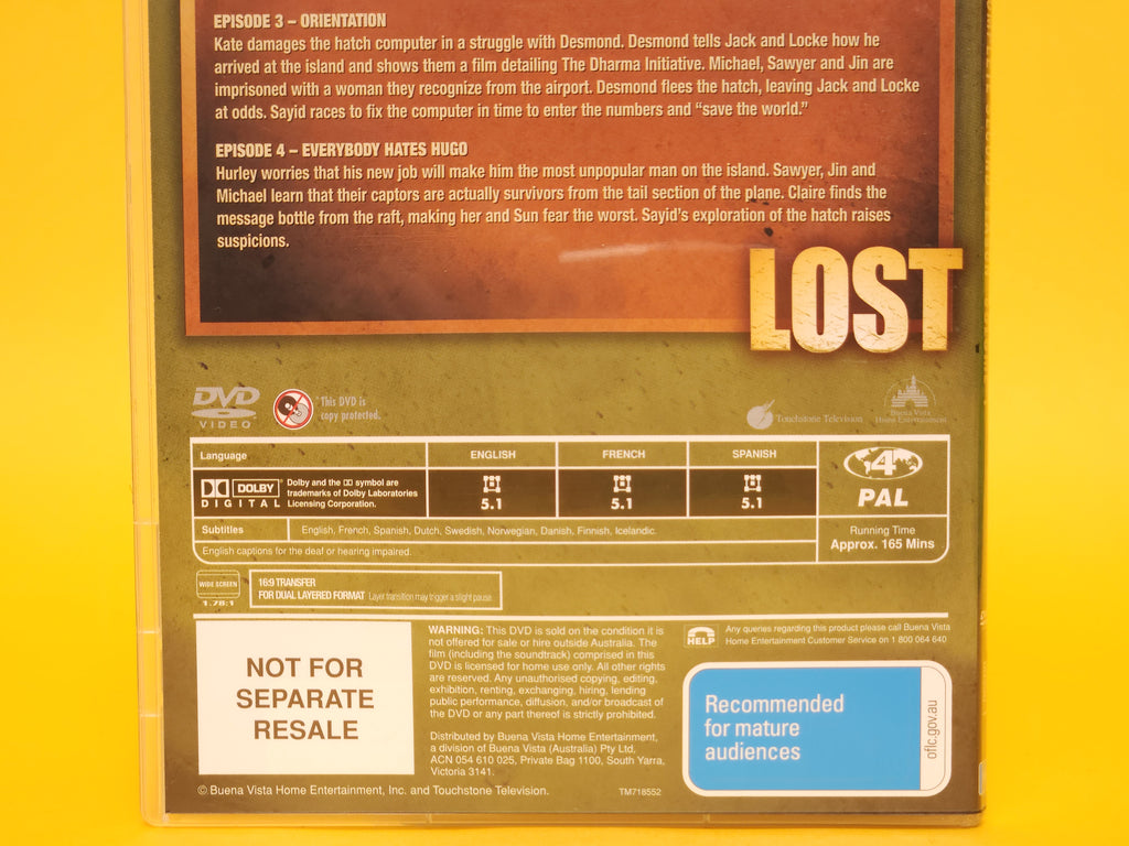 Lost: The Complete Second Season (The Extended Experience) – 2006 DVD