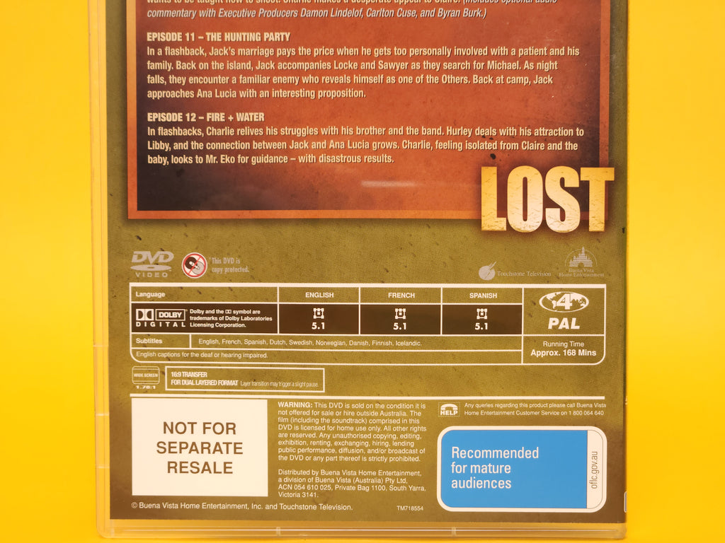 Lost: The Complete Second Season (The Extended Experience) – 2006 DVD