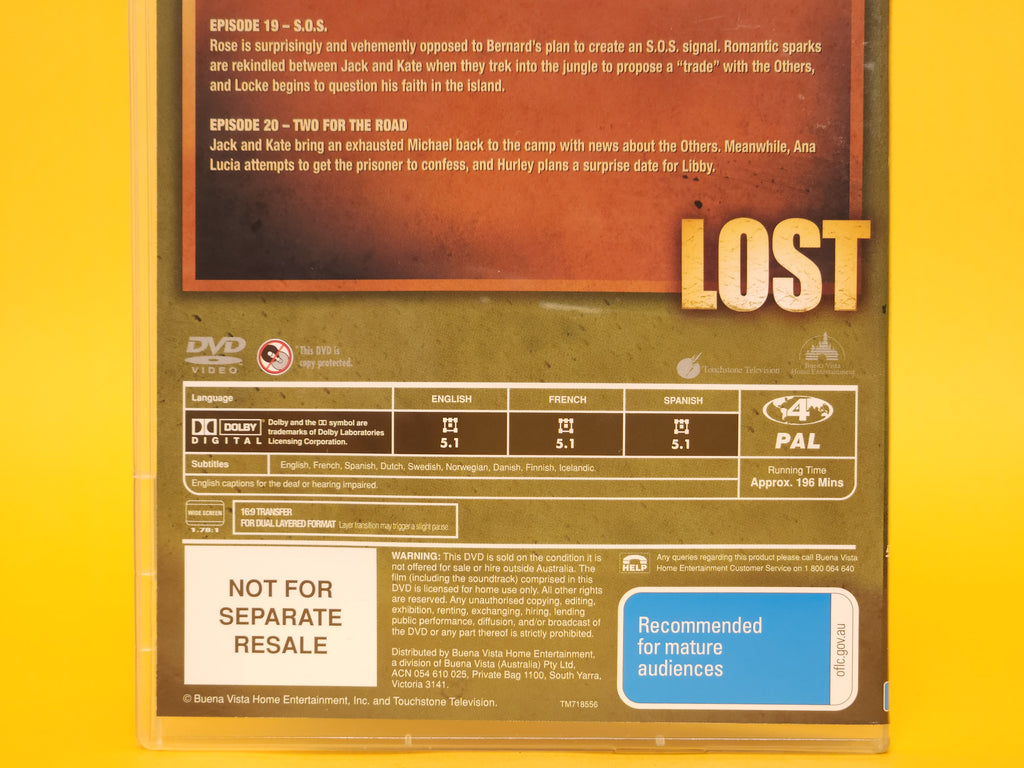 Lost: The Complete Second Season (The Extended Experience) – 2006 DVD