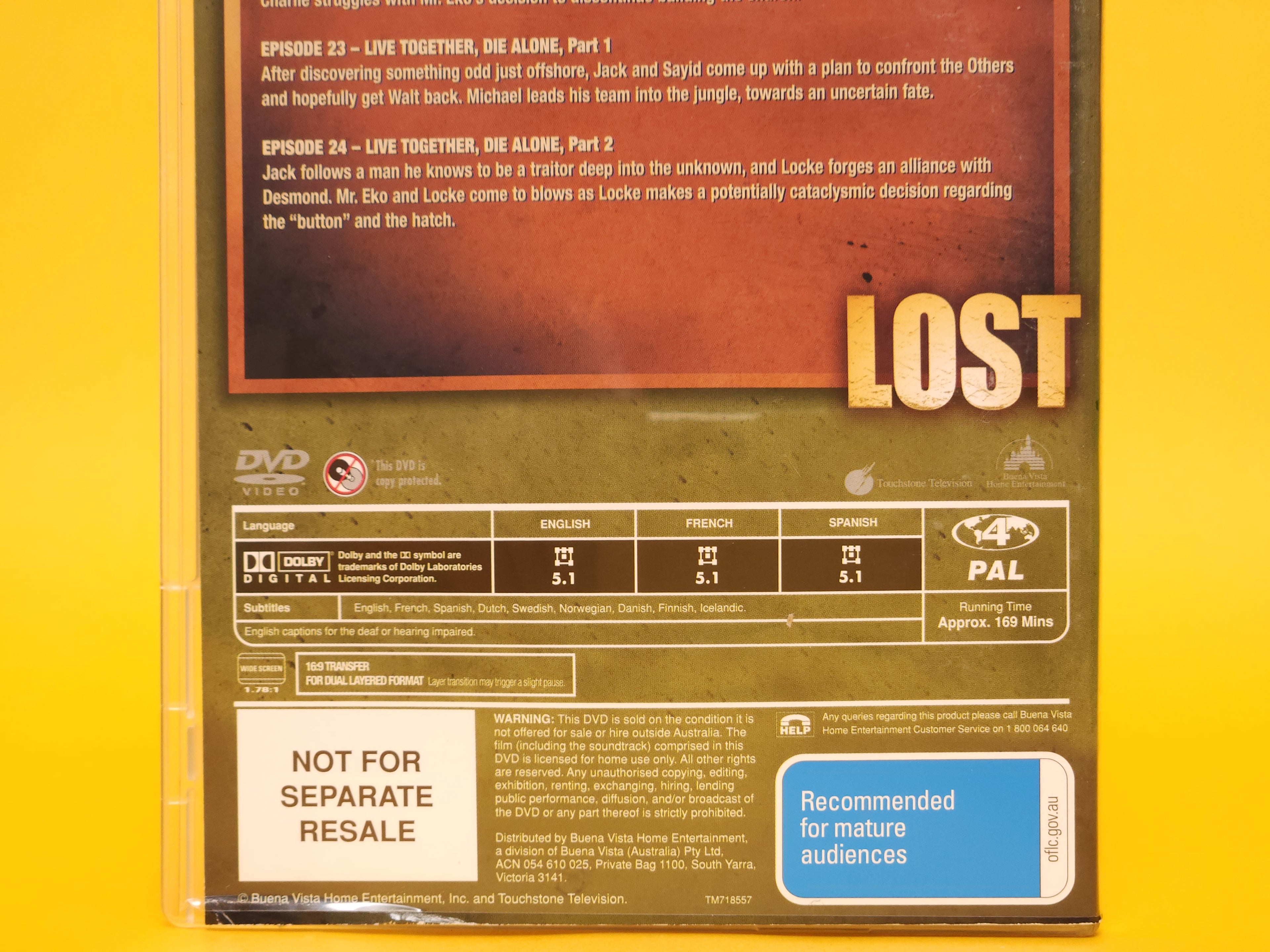 Lost: The Complete Second Season (The Extended Experience) – 2006 DVD