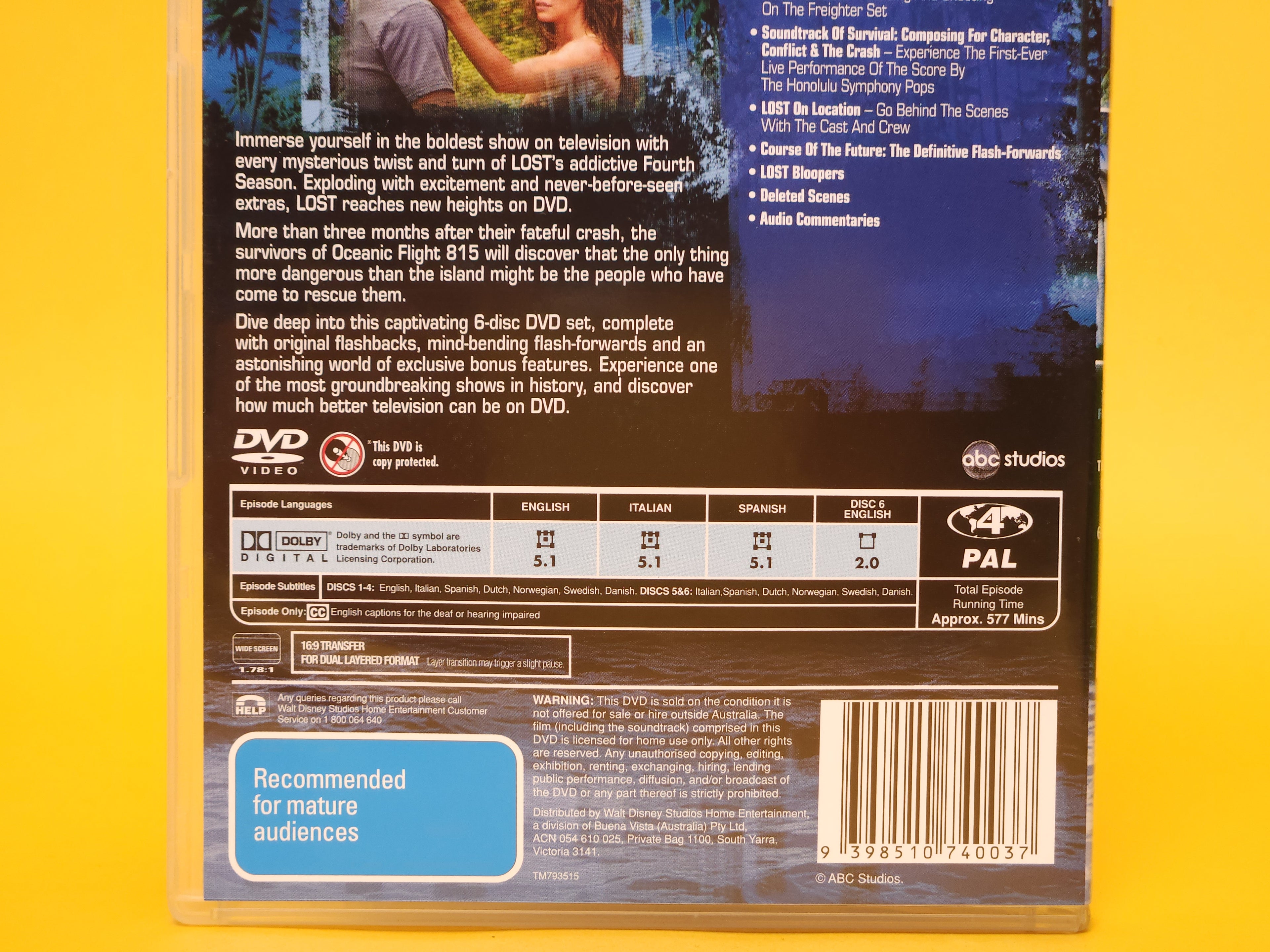 Lost: The Complete Fourth Season (The Extended Experience) – 2008 DVD