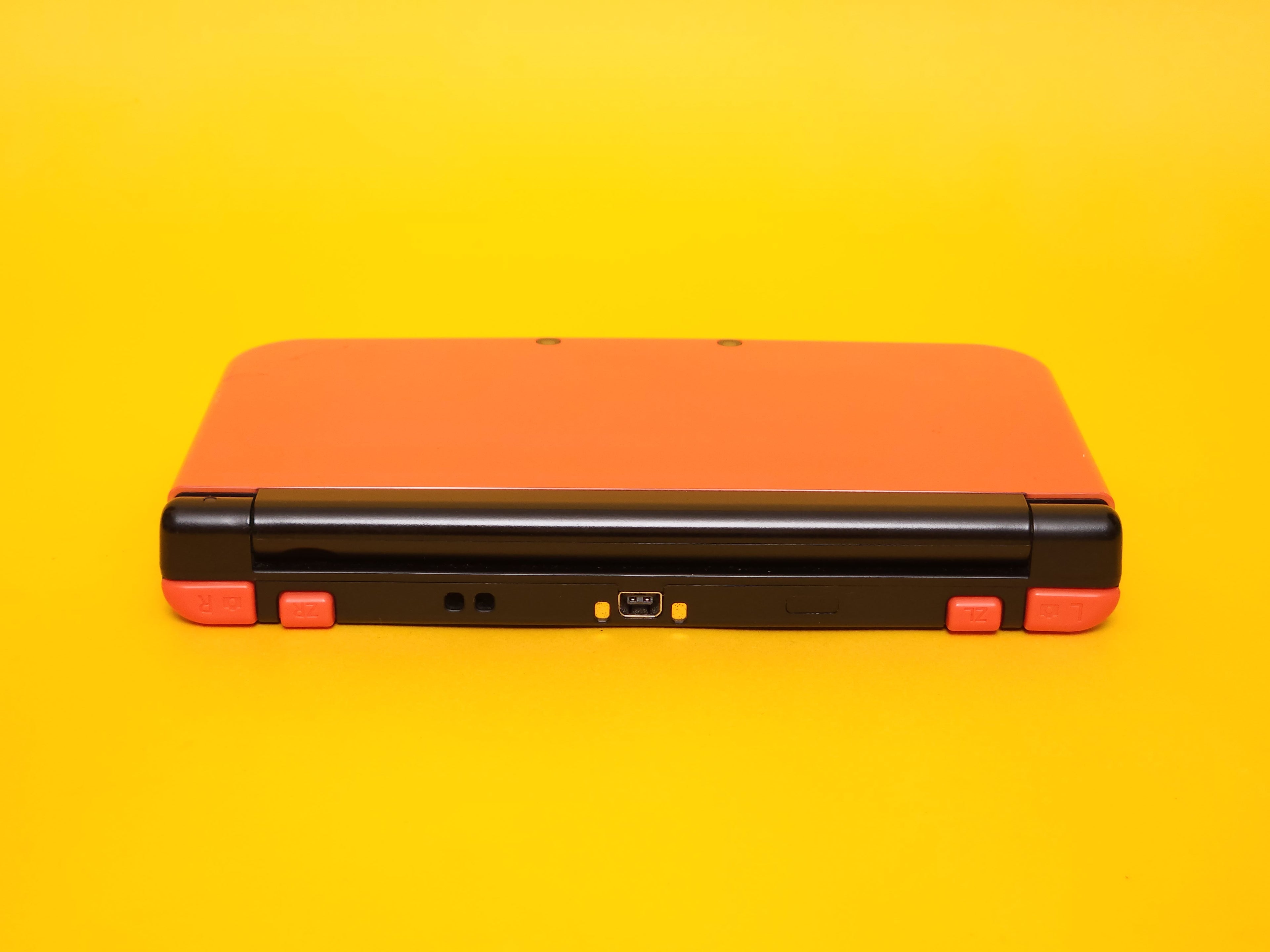 Orange + Black 'New' Nintendo 3DS XL Console + Power AC Adaptor Cable