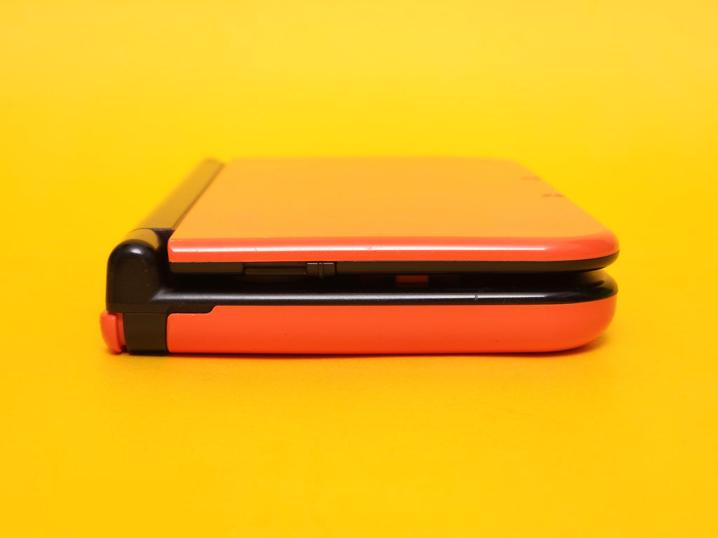 Orange + Black 'New' Nintendo 3DS XL Console + Power AC Adaptor Cable