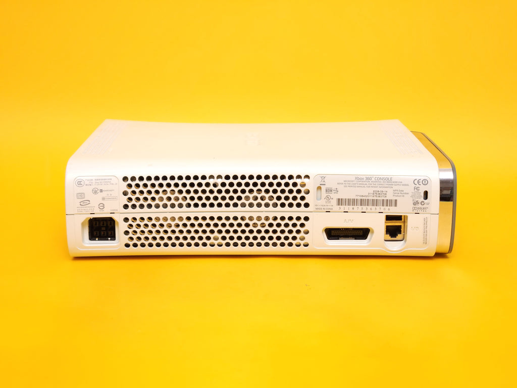 Matte White Xbox 360 Console + Controller & Cables