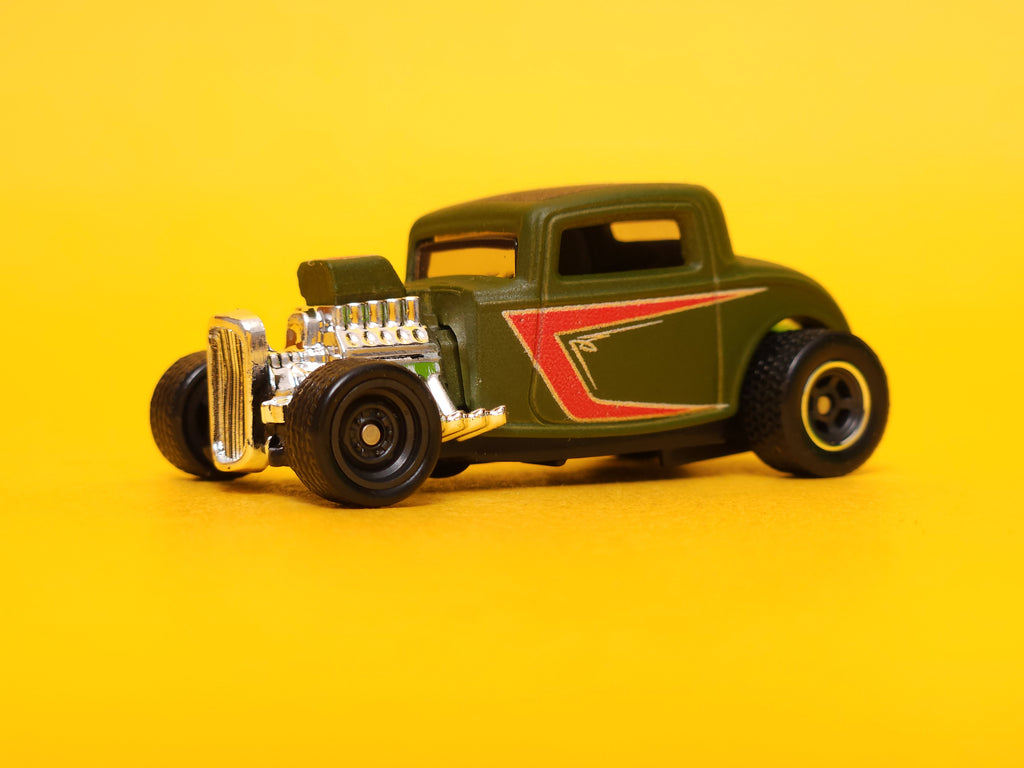 1932 Ford: Matte Olive – 2024 Mattel Hot Wheels Premium
