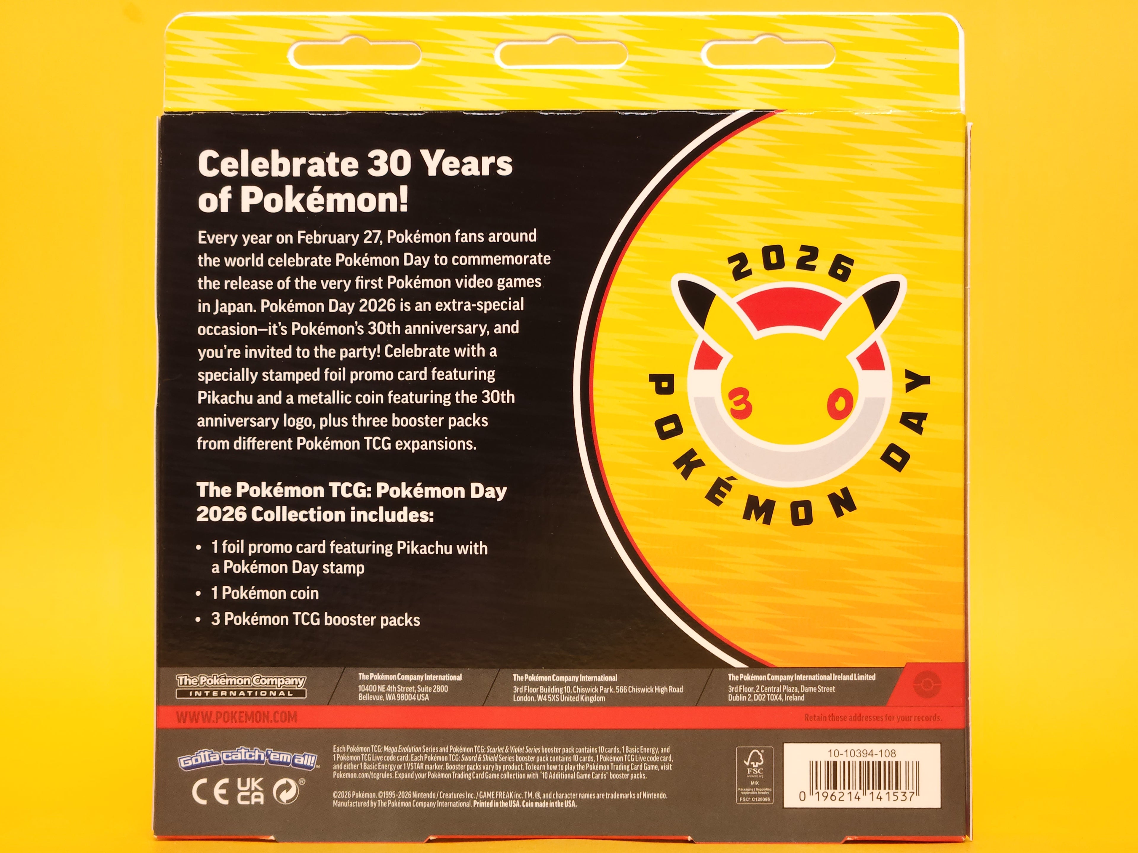 Pokémon Day 2026 Collection – 2026 Pokémon TCG
