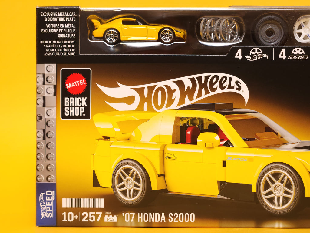 '07 Honda S2000: Yellow – 2026 Mattel Brick Shop Hot Wheels
