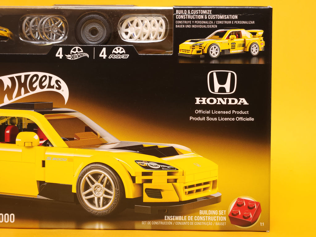 '07 Honda S2000: Yellow – 2026 Mattel Brick Shop Hot Wheels