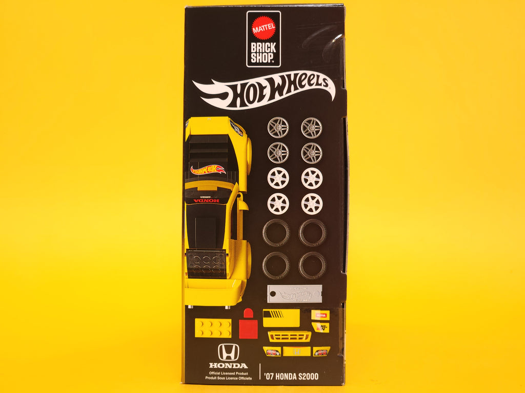'07 Honda S2000: Yellow – 2026 Mattel Brick Shop Hot Wheels