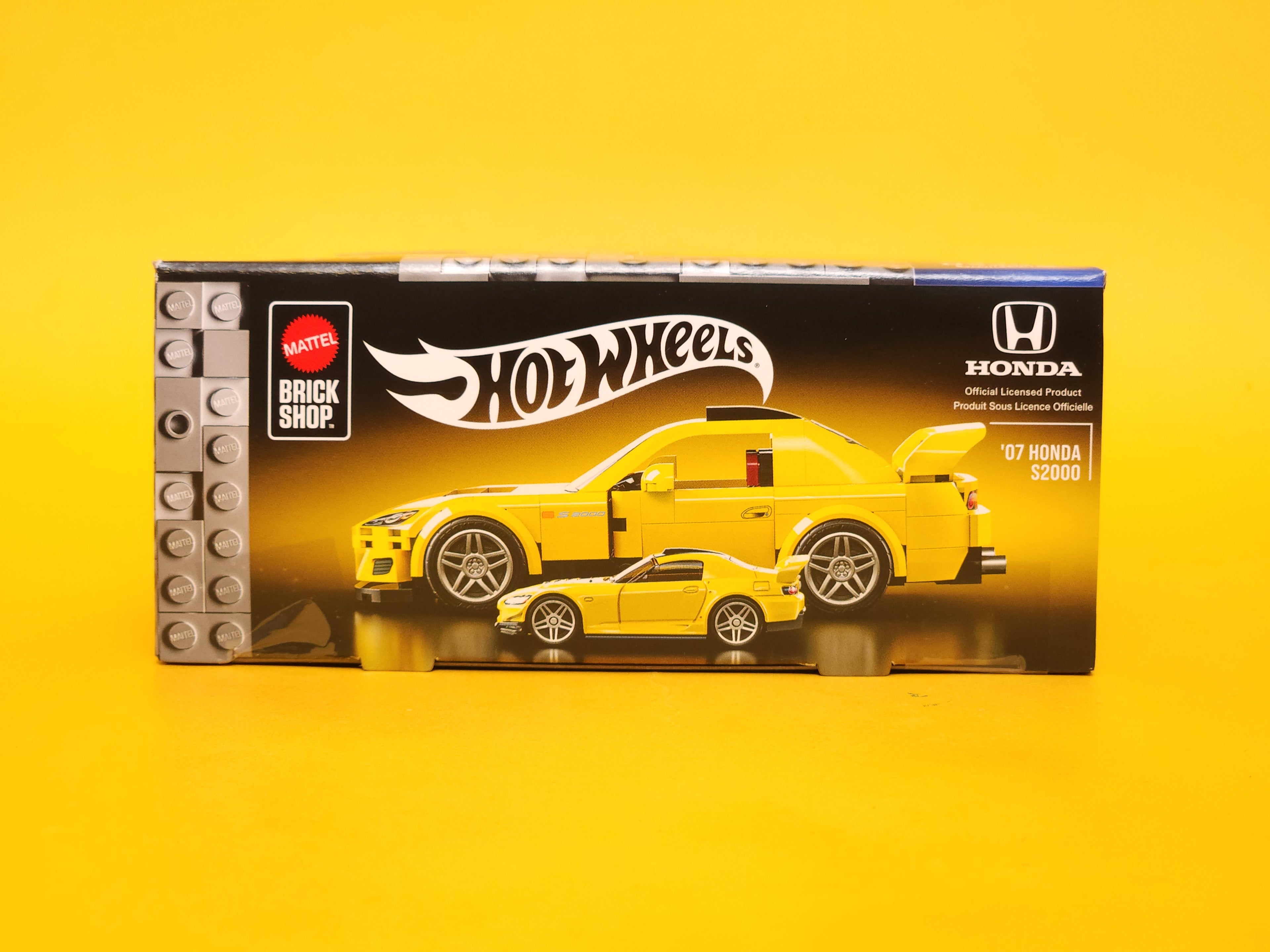 '07 Honda S2000: Yellow – 2026 Mattel Brick Shop Hot Wheels