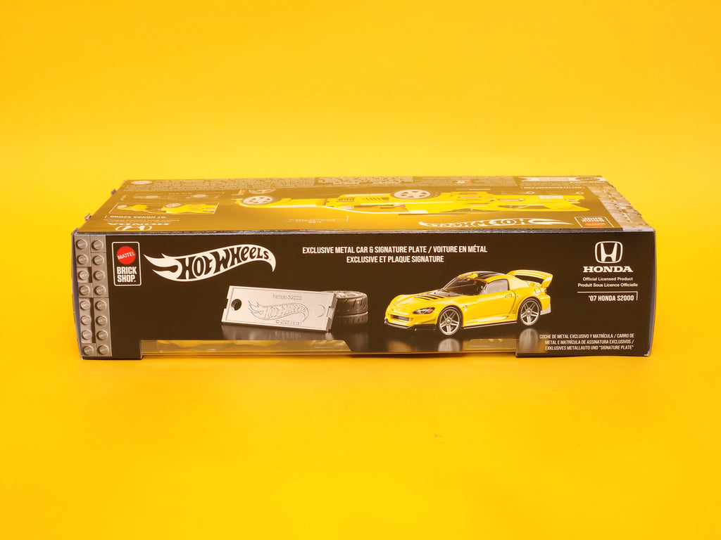 '07 Honda S2000: Yellow – 2026 Mattel Brick Shop Hot Wheels