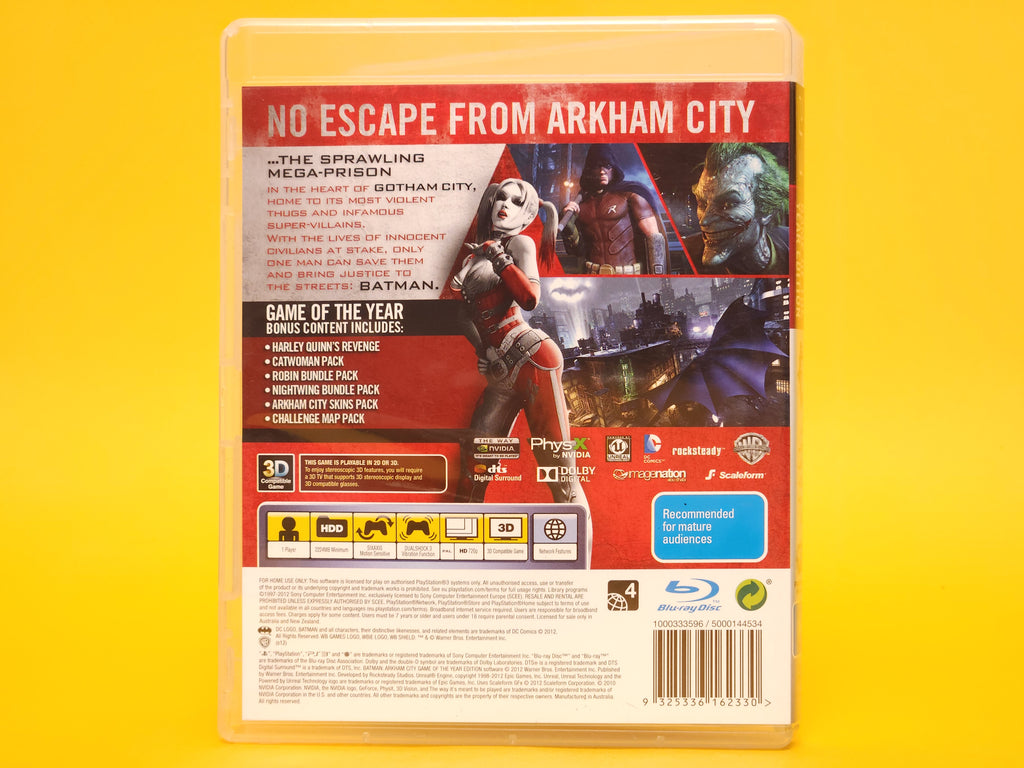 Batman: Arkham City (Game Of The Year Edition) – 2012 PlayStation 3