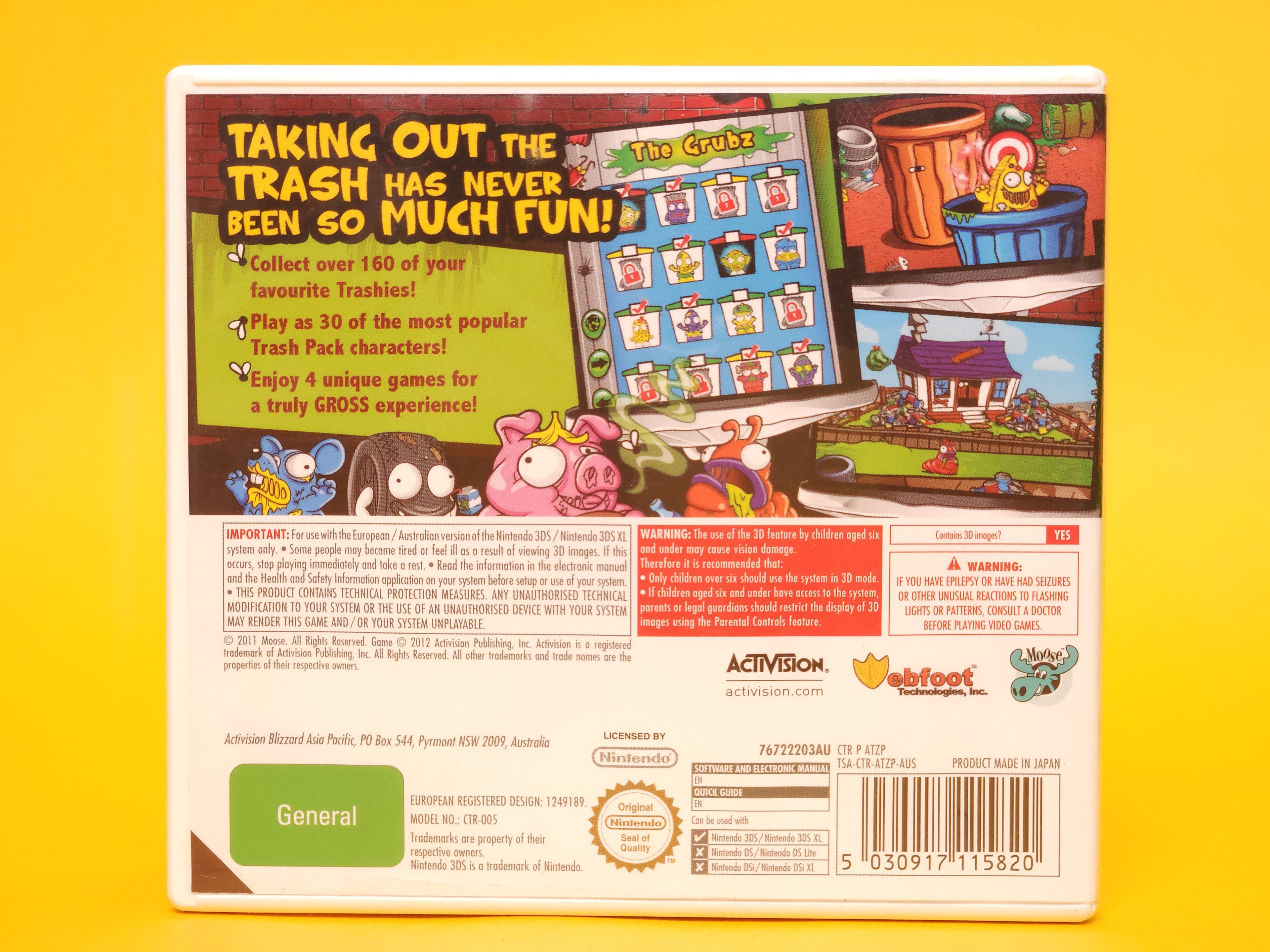 The Trash Pack – 2012 Nintendo 3DS