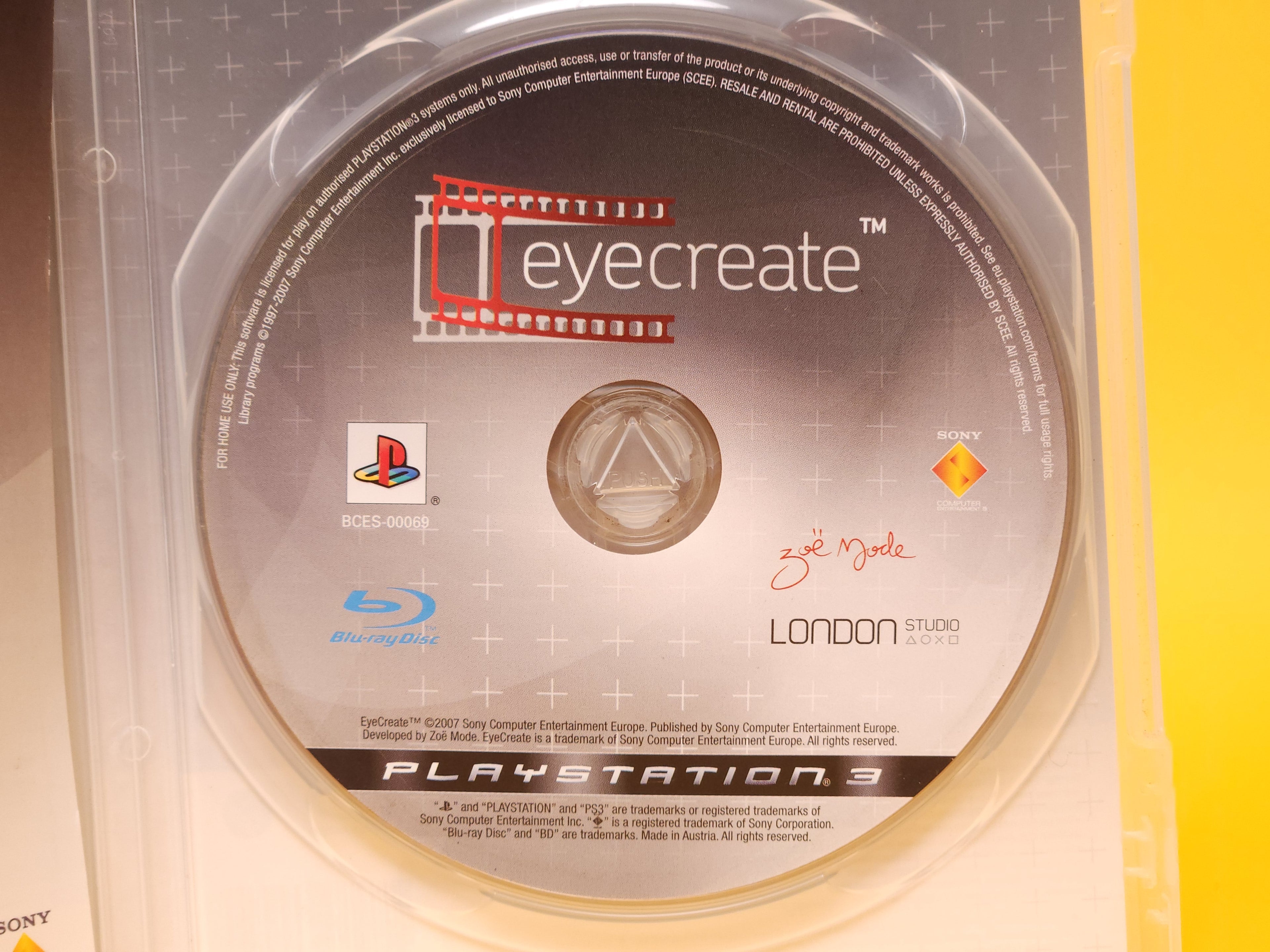 EyeCreate – 2007 PlayStation 3