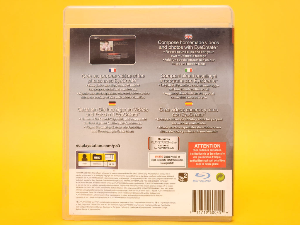 EyeCreate – 2007 PlayStation 3