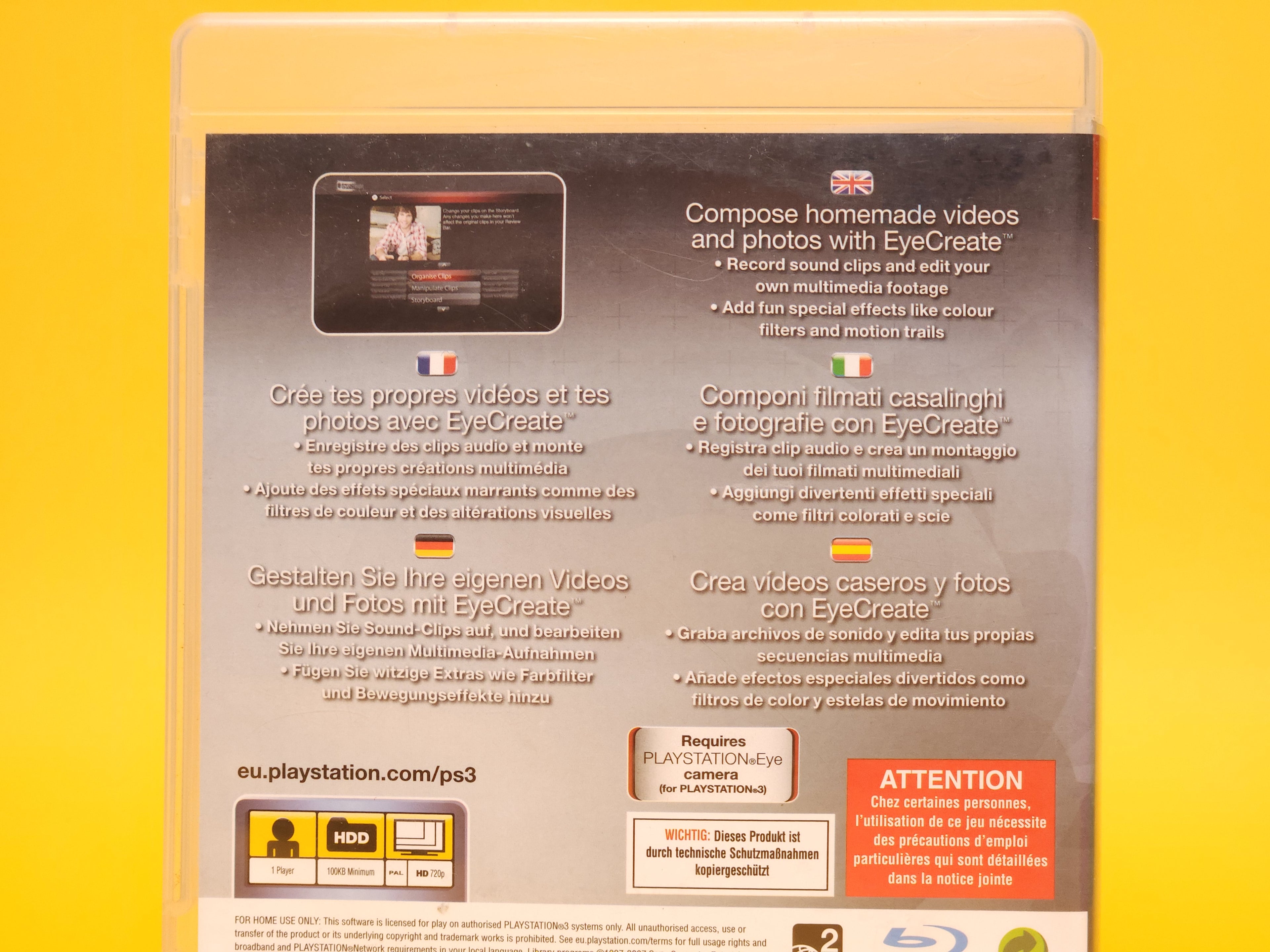 EyeCreate – 2007 PlayStation 3