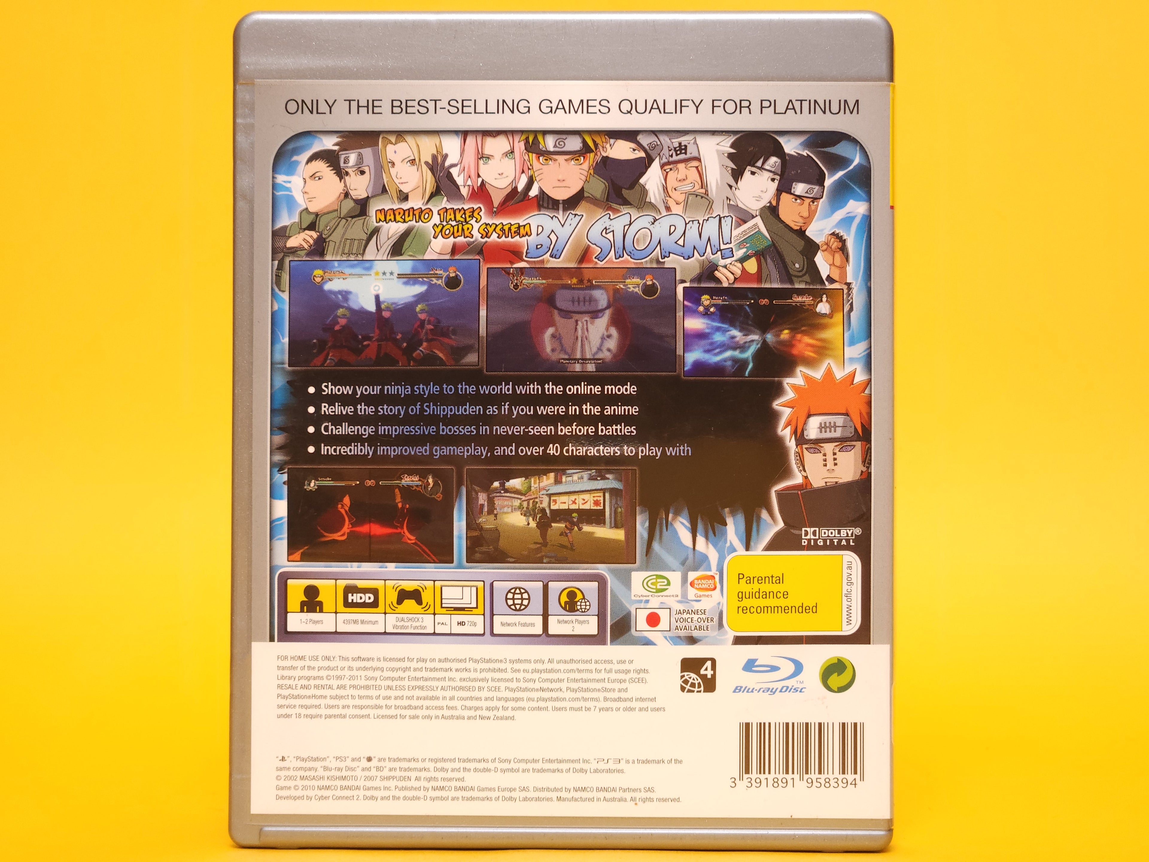 Naruto Shippuden: Ultimate Ninja Storm 2 – 2010 PlayStation 3 Platinum