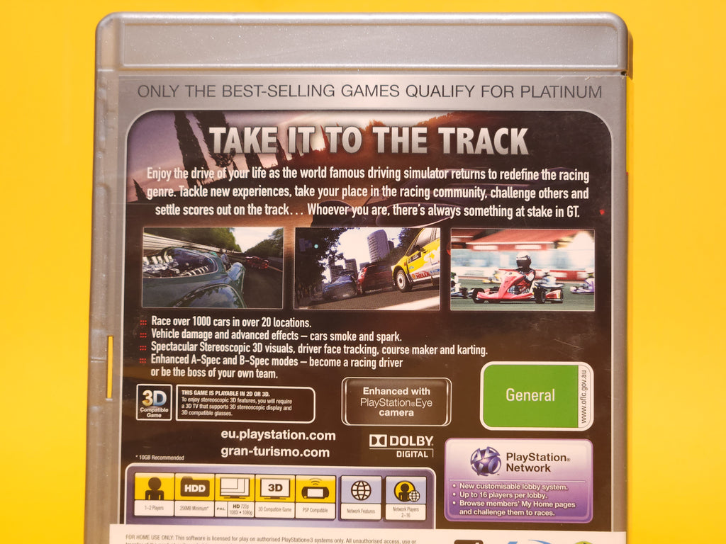 Gran Turismo 5 – 2010 PlayStation 3 Platinum