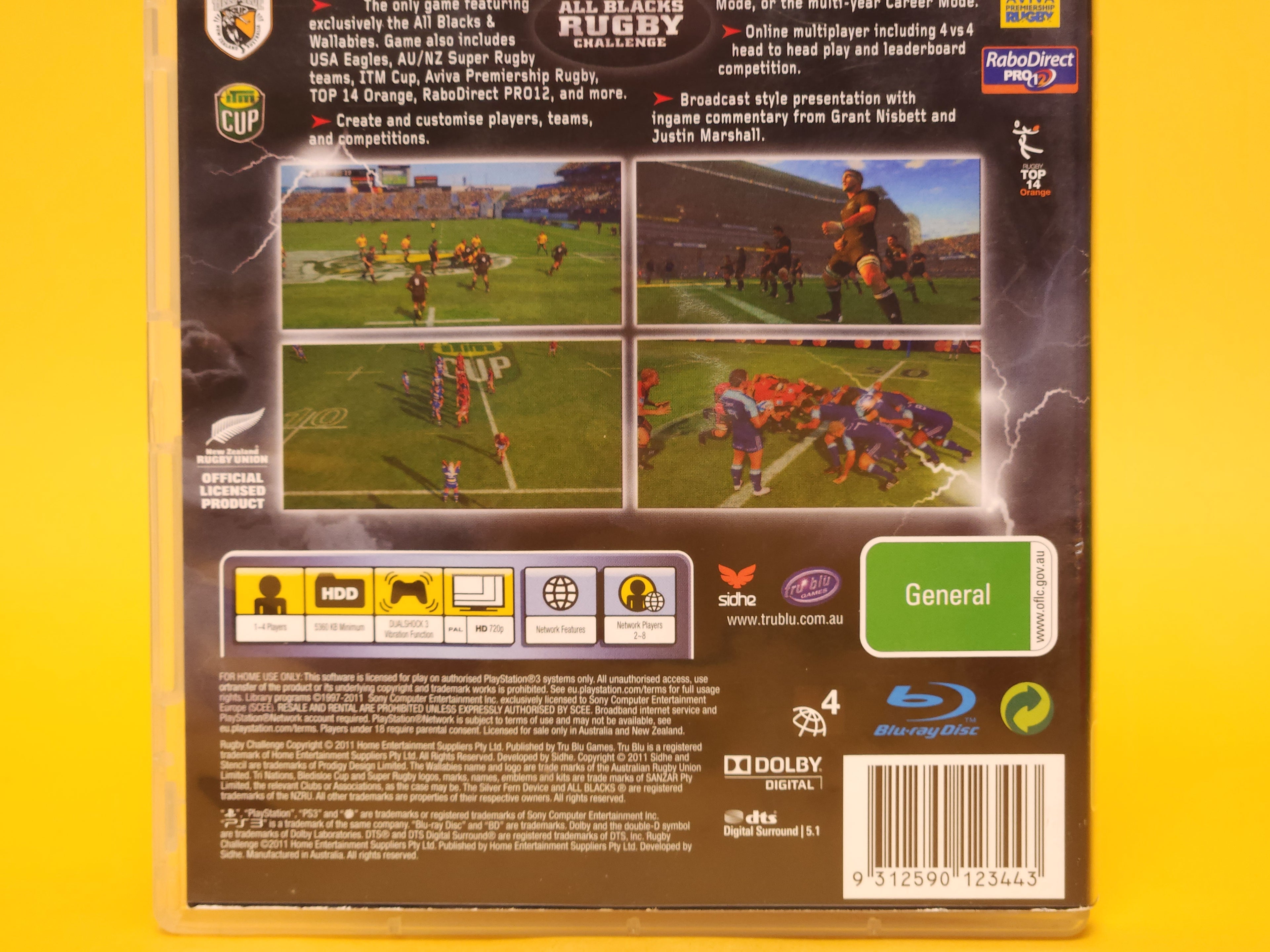 All Blacks Rugby Challenge – 2011 PlayStation 3
