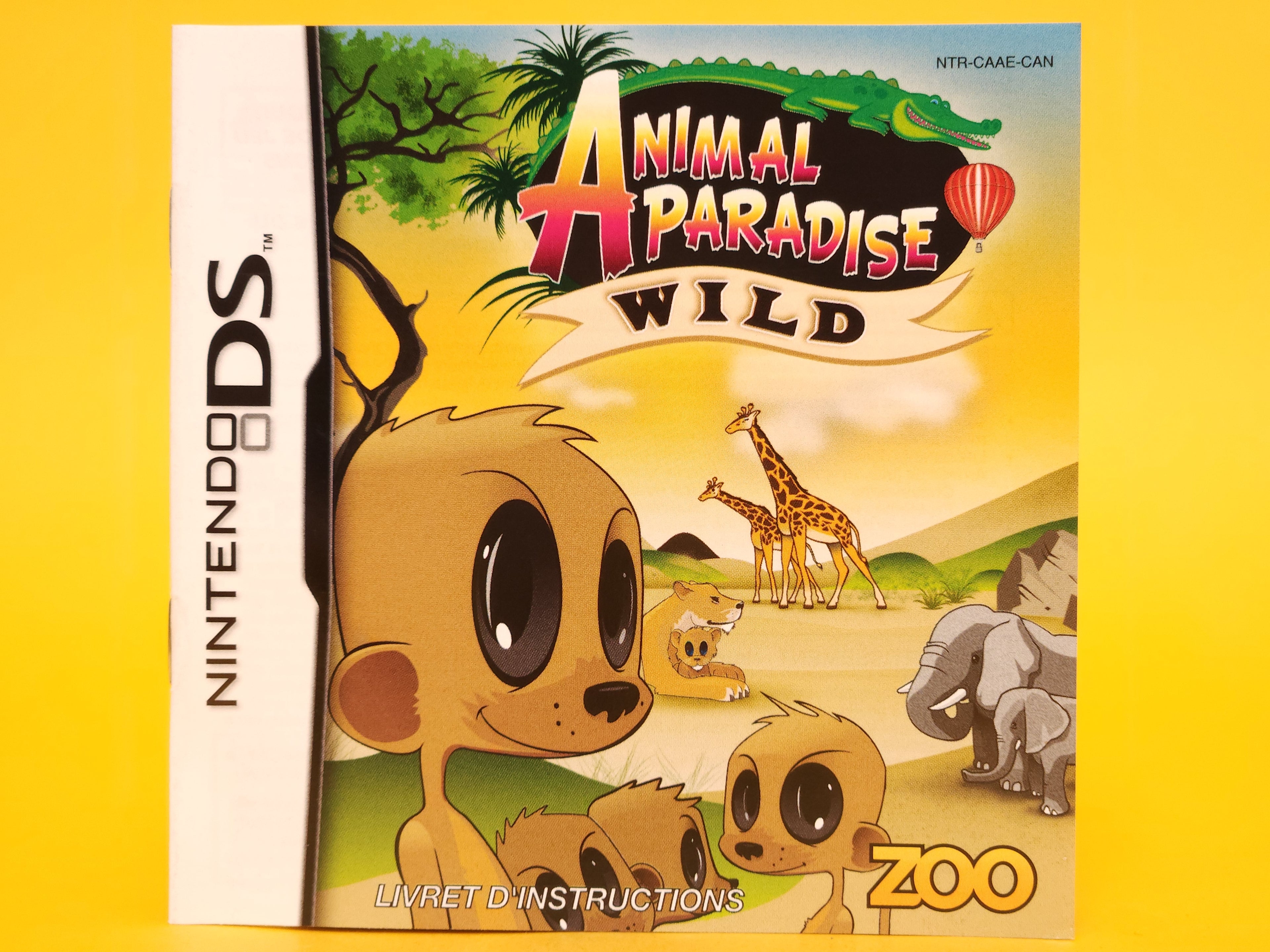 Animal Paradise Wild – 2009 Nintendo DS