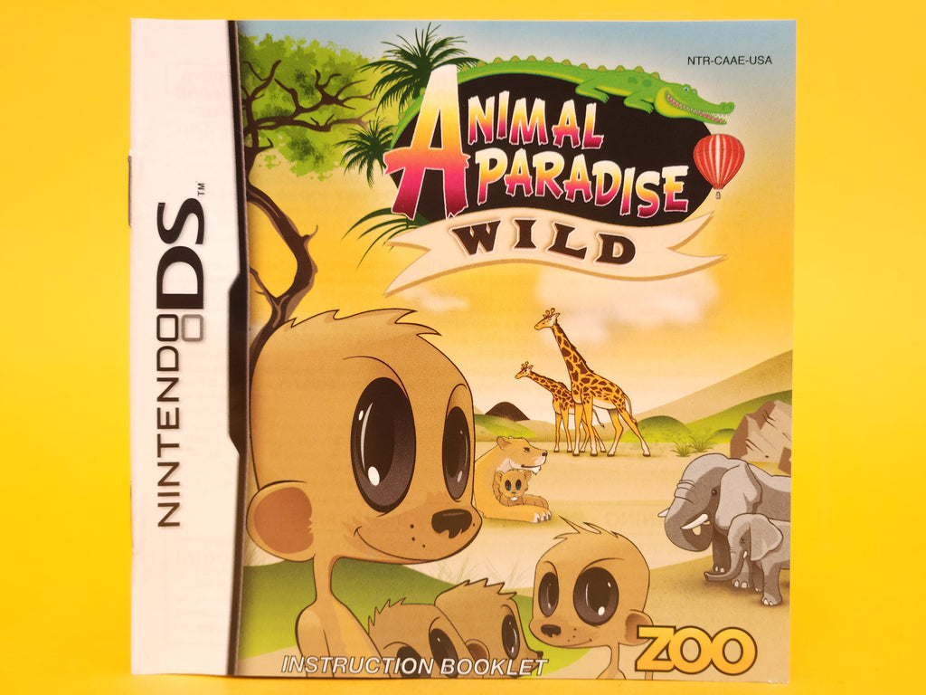 Animal Paradise Wild – 2009 Nintendo DS