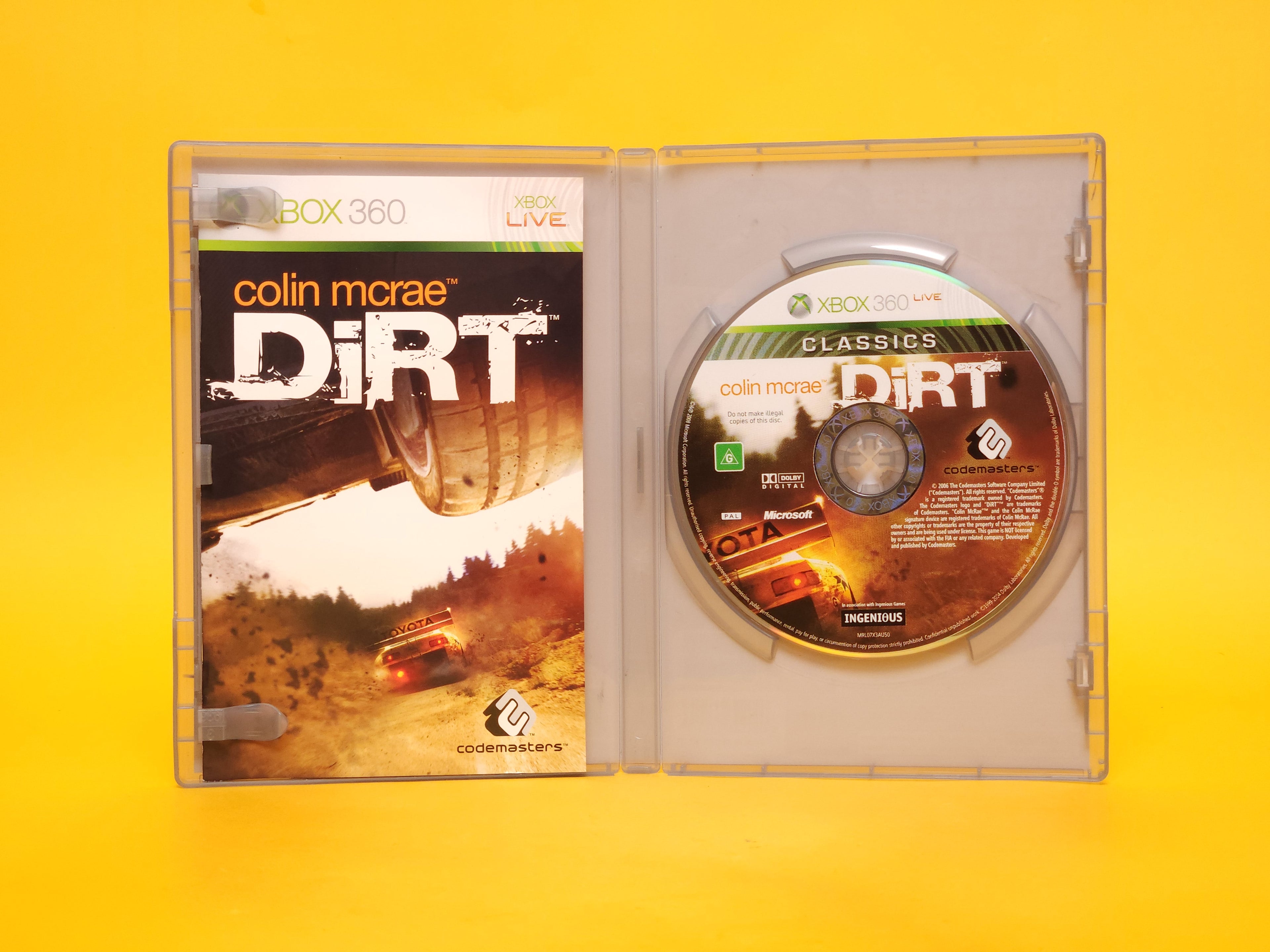 Colin McRae: Dirt – 2007 Xbox 360 Classics