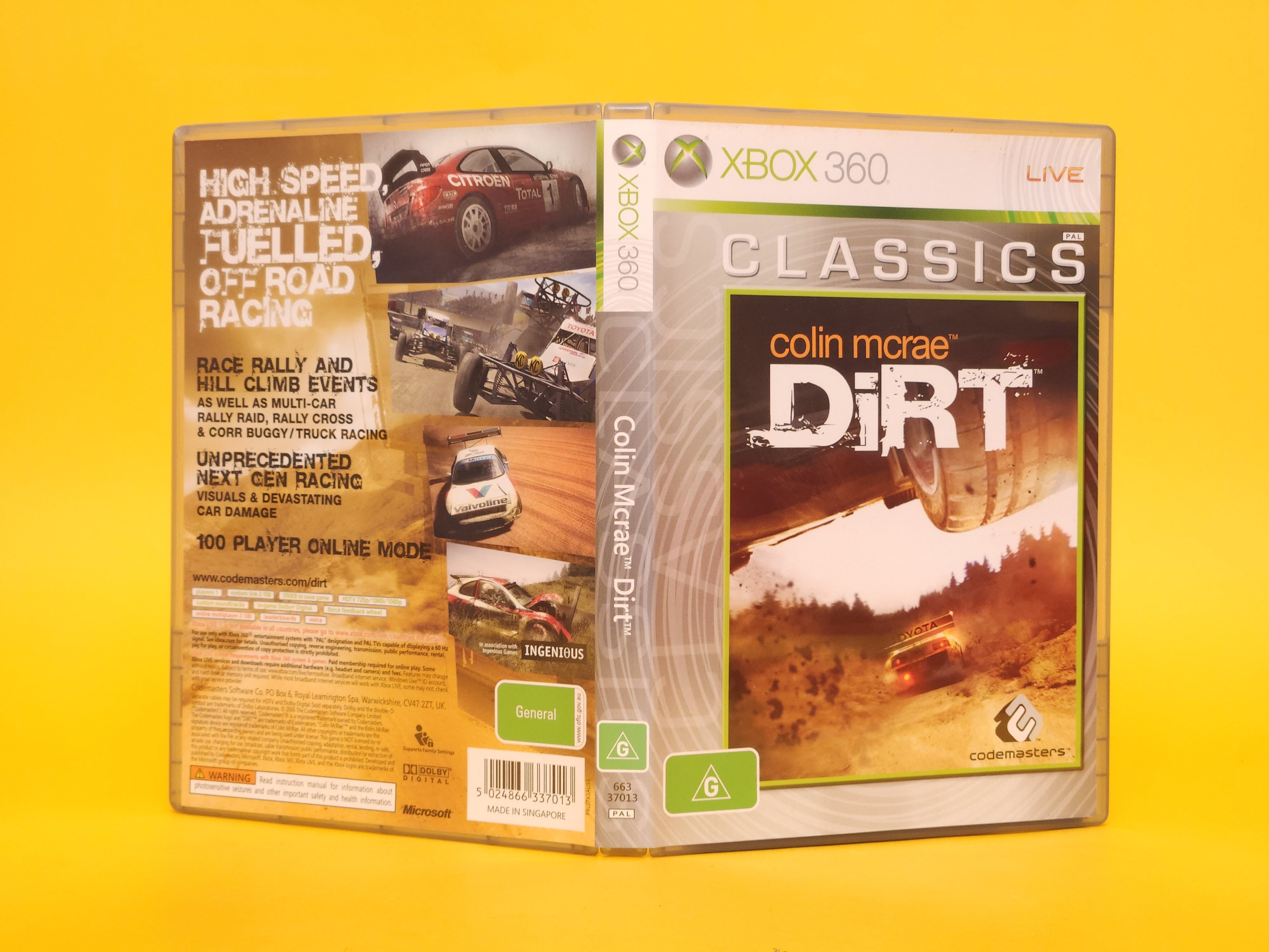 Colin McRae: Dirt – 2007 Xbox 360 Classics