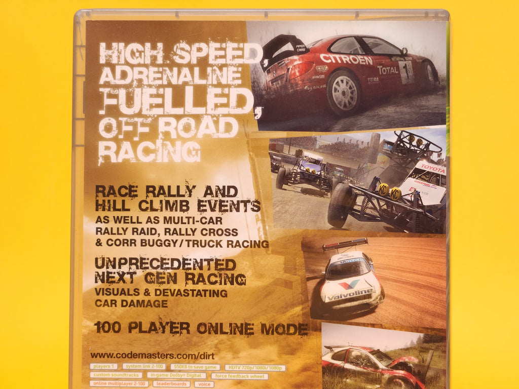 Colin McRae: Dirt – 2007 Xbox 360 Classics