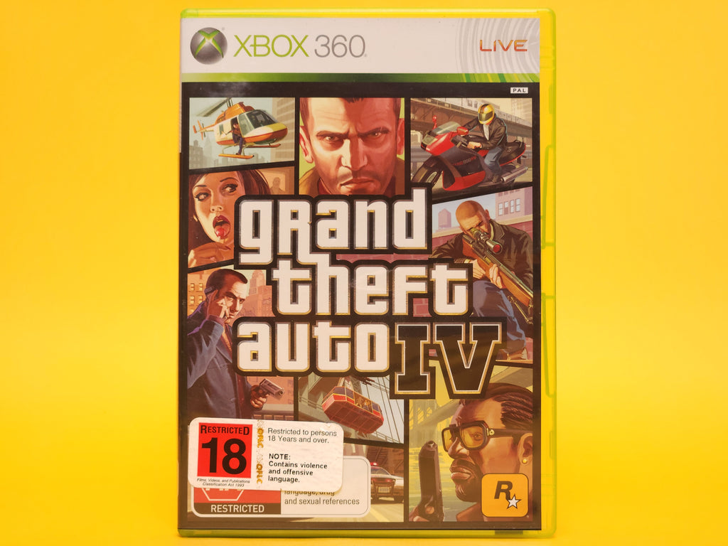 Grand Theft Auto IV – 2008 Xbox 360