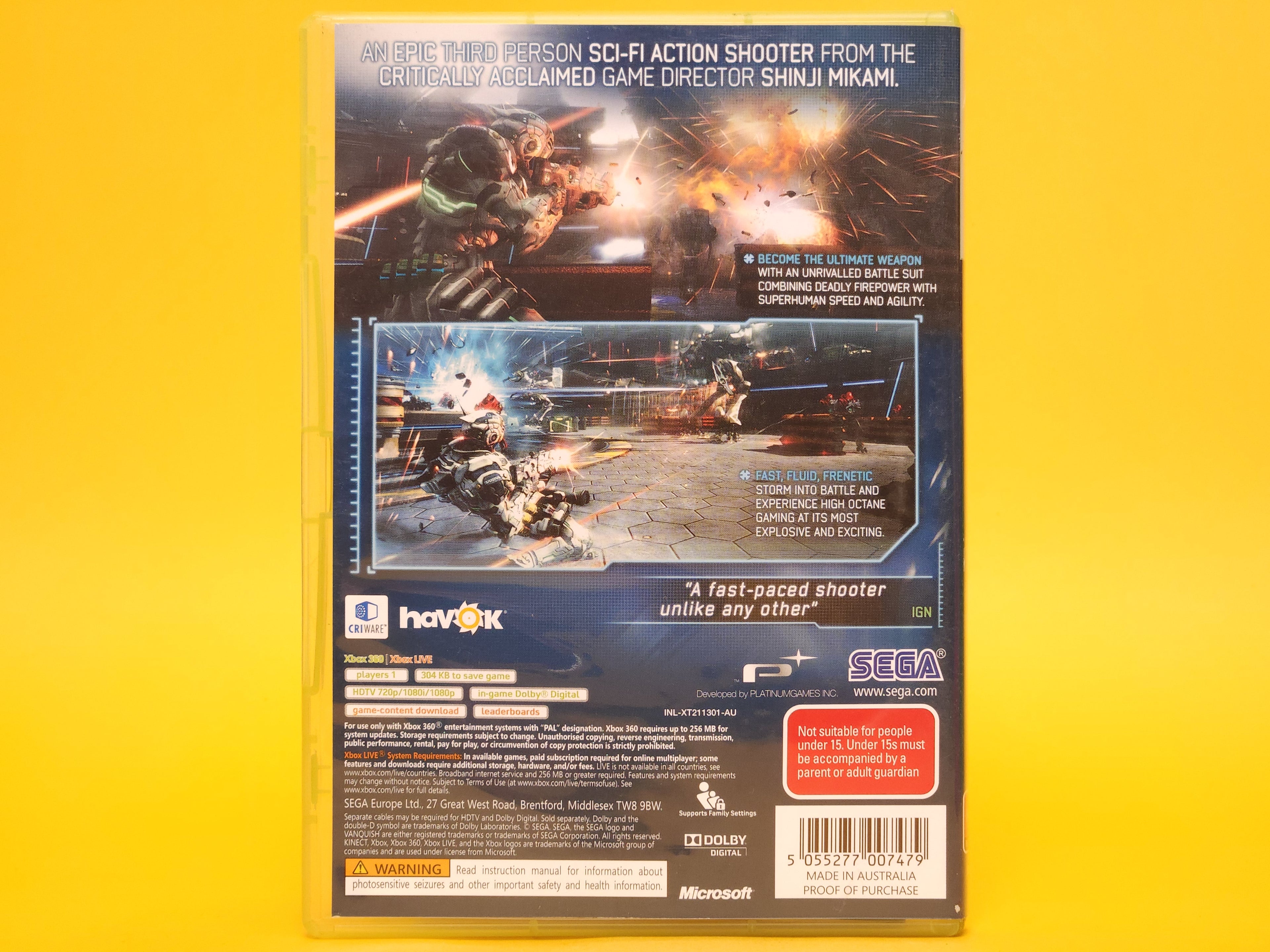 Vanquish – 2010 Xbox 360