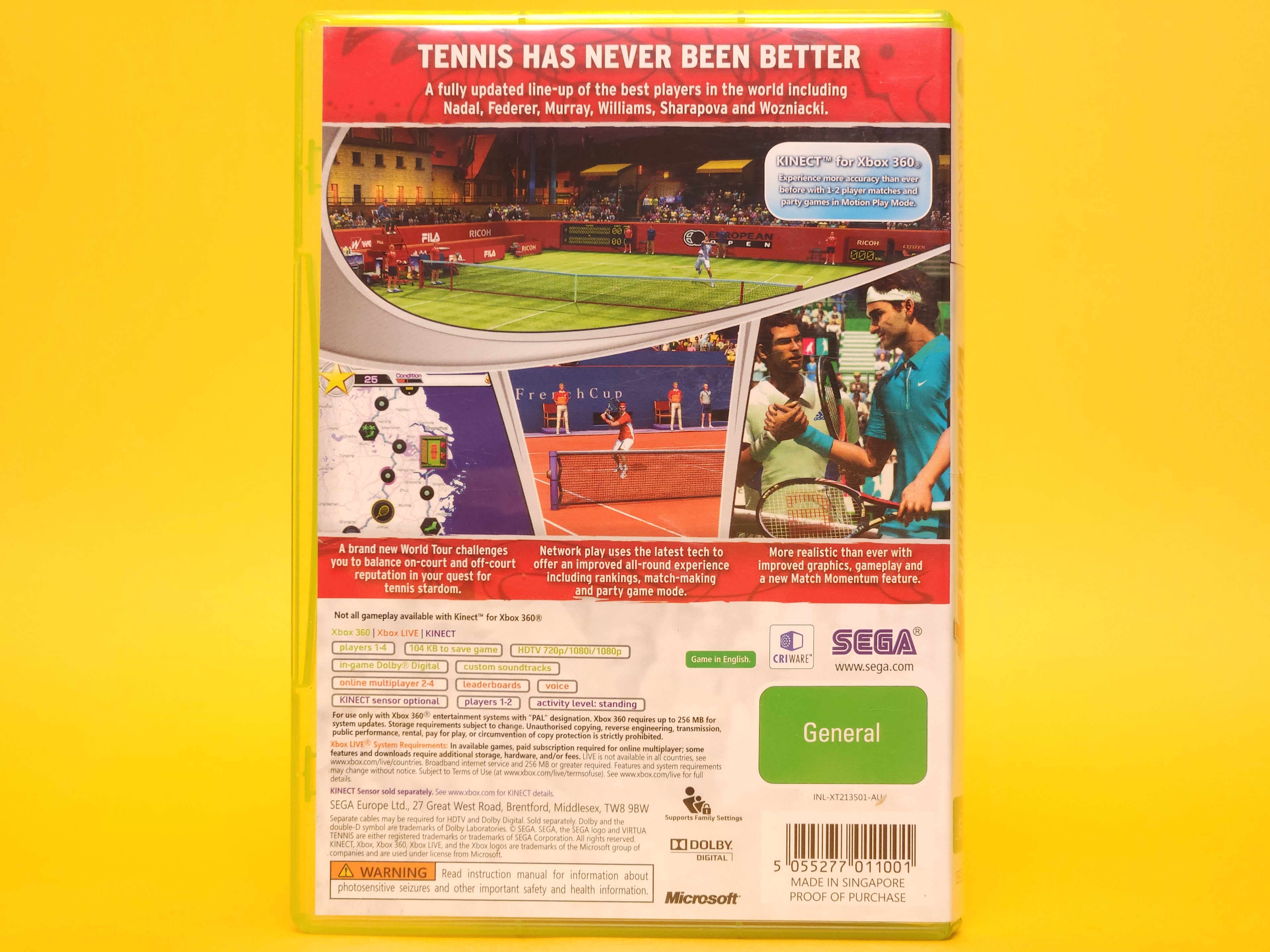 Virtua Tennis 4 – 2011 Xbox 360