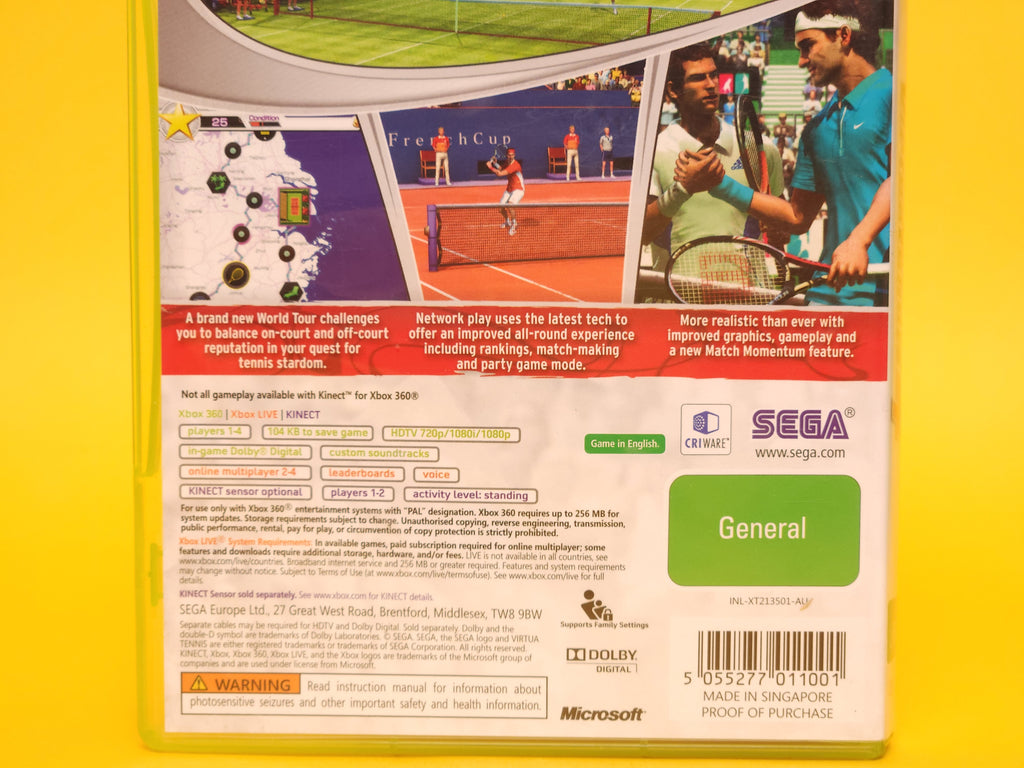 Virtua Tennis 4 – 2011 Xbox 360