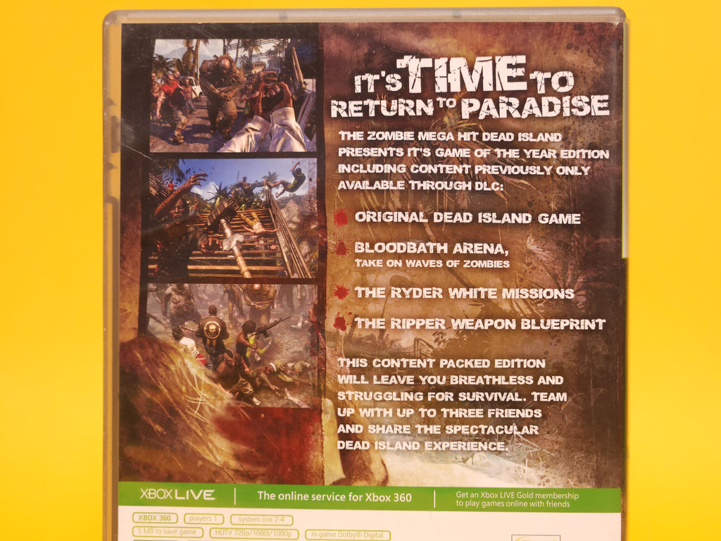Dead Island: Game Of The Year Edition – 2012 Xbox 360 Classics