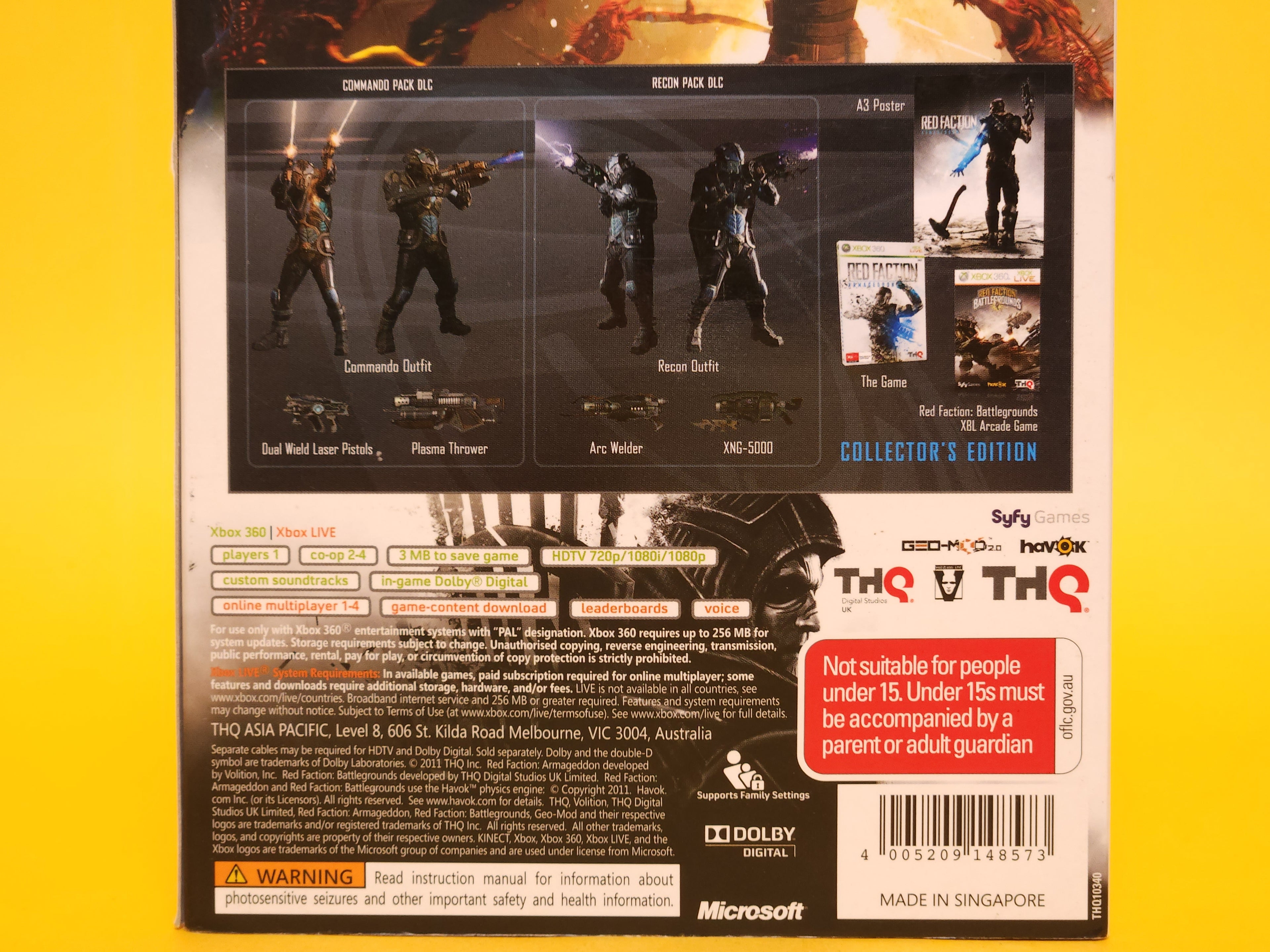 Red Faction: Armageddon (Collector's Edition) – 2011 Xbox 360