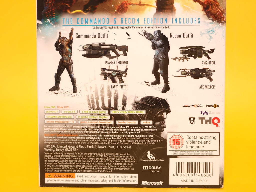 Red Faction: Armageddon (Commando & Recon Edition) – 2011 Xbox 360