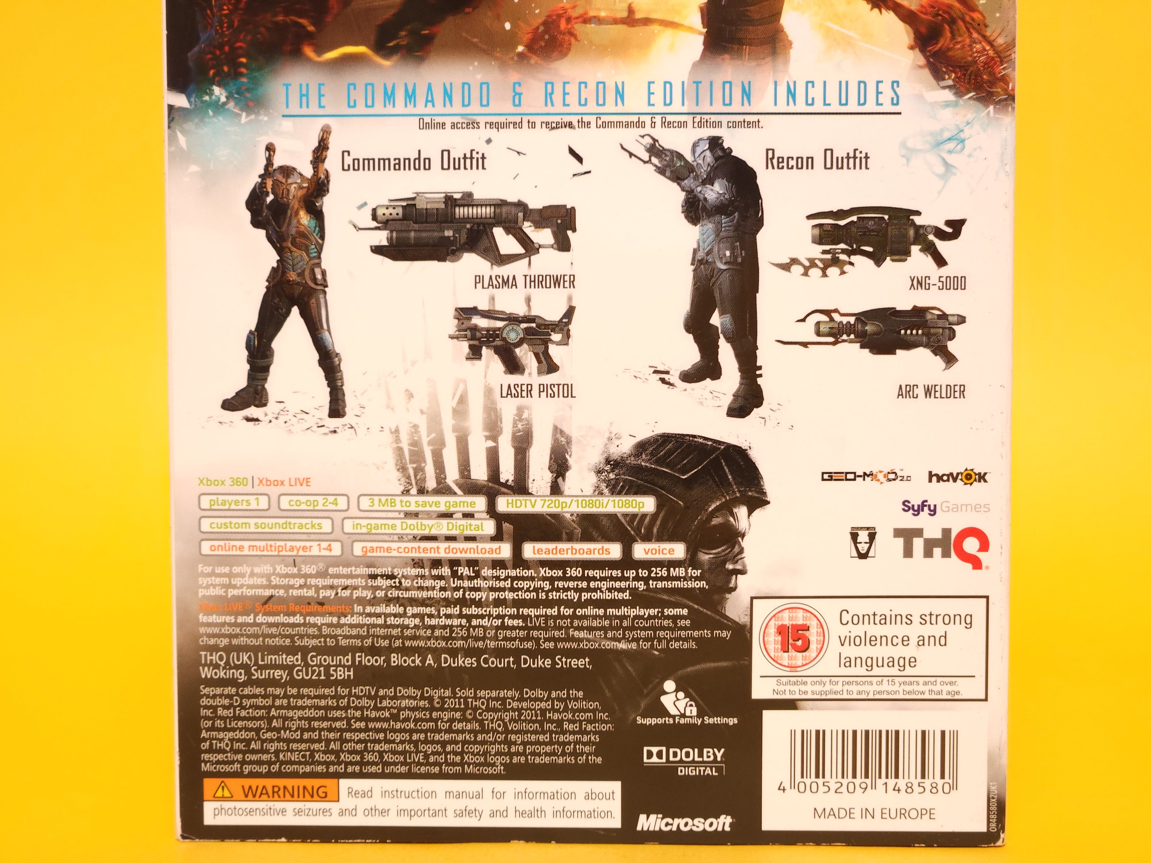 Red Faction: Armageddon (Commando & Recon Edition) – 2011 Xbox 360