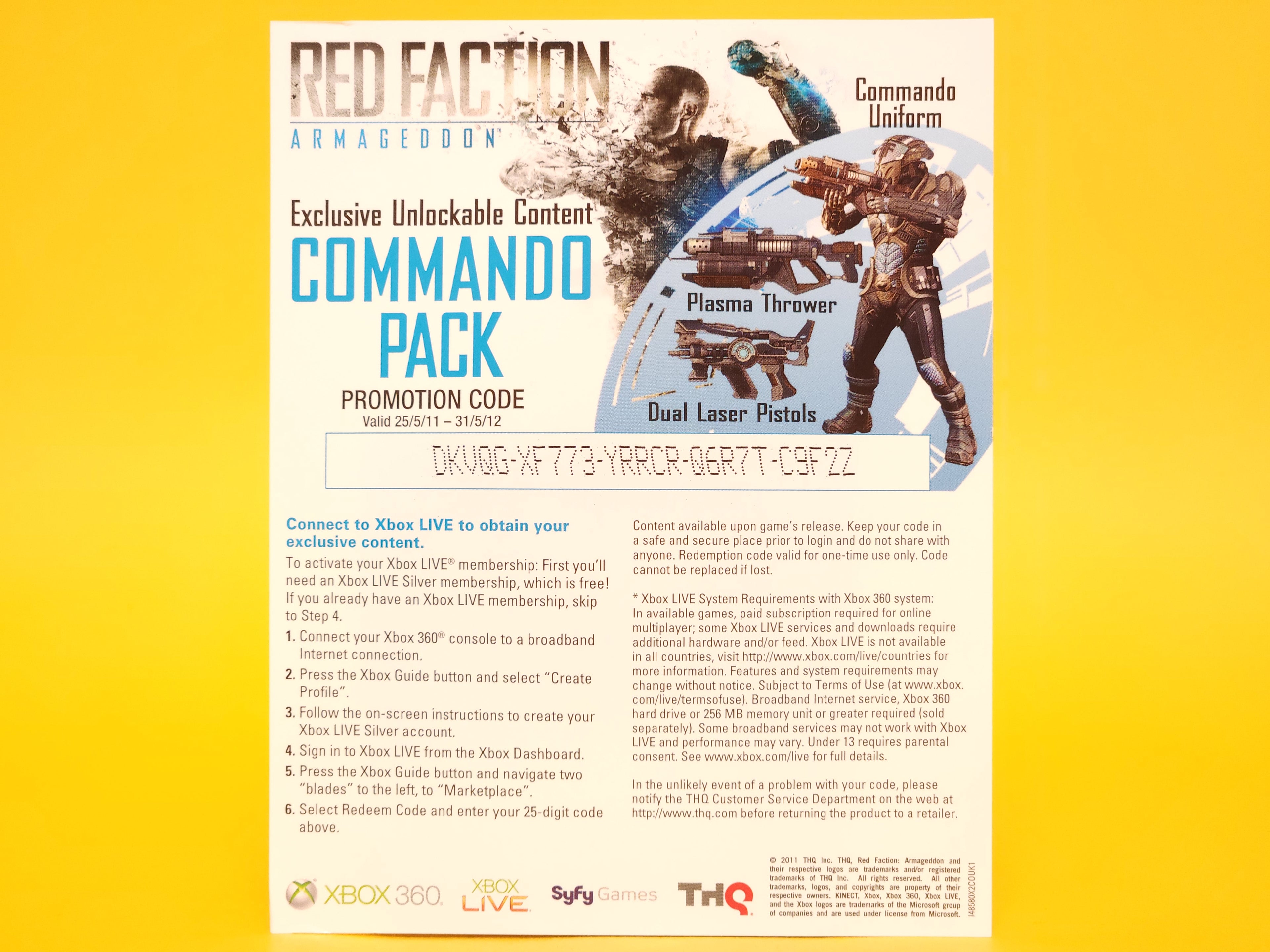Red Faction: Armageddon (Commando & Recon Edition) – 2011 Xbox 360