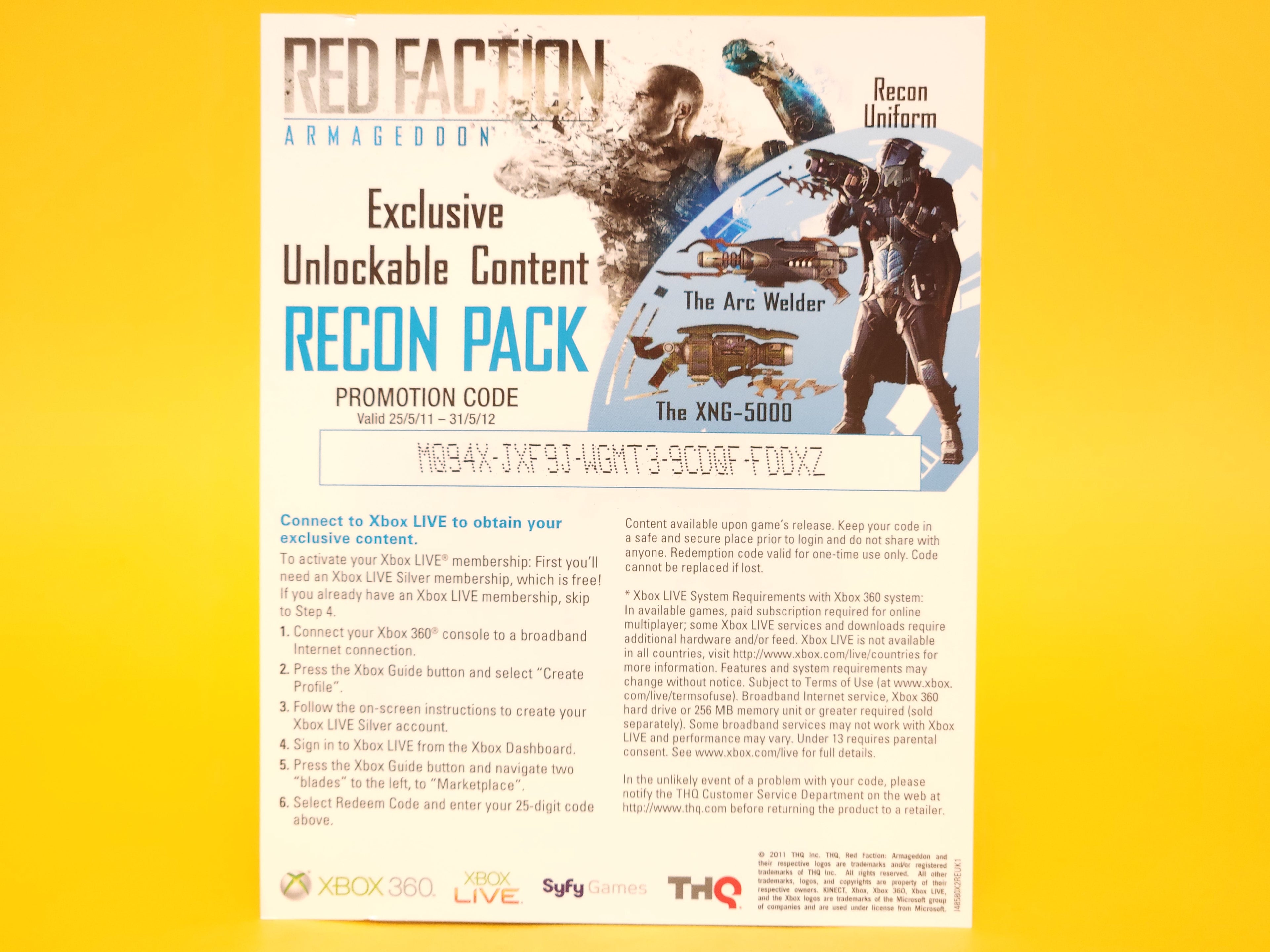 Red Faction: Armageddon (Commando & Recon Edition) – 2011 Xbox 360