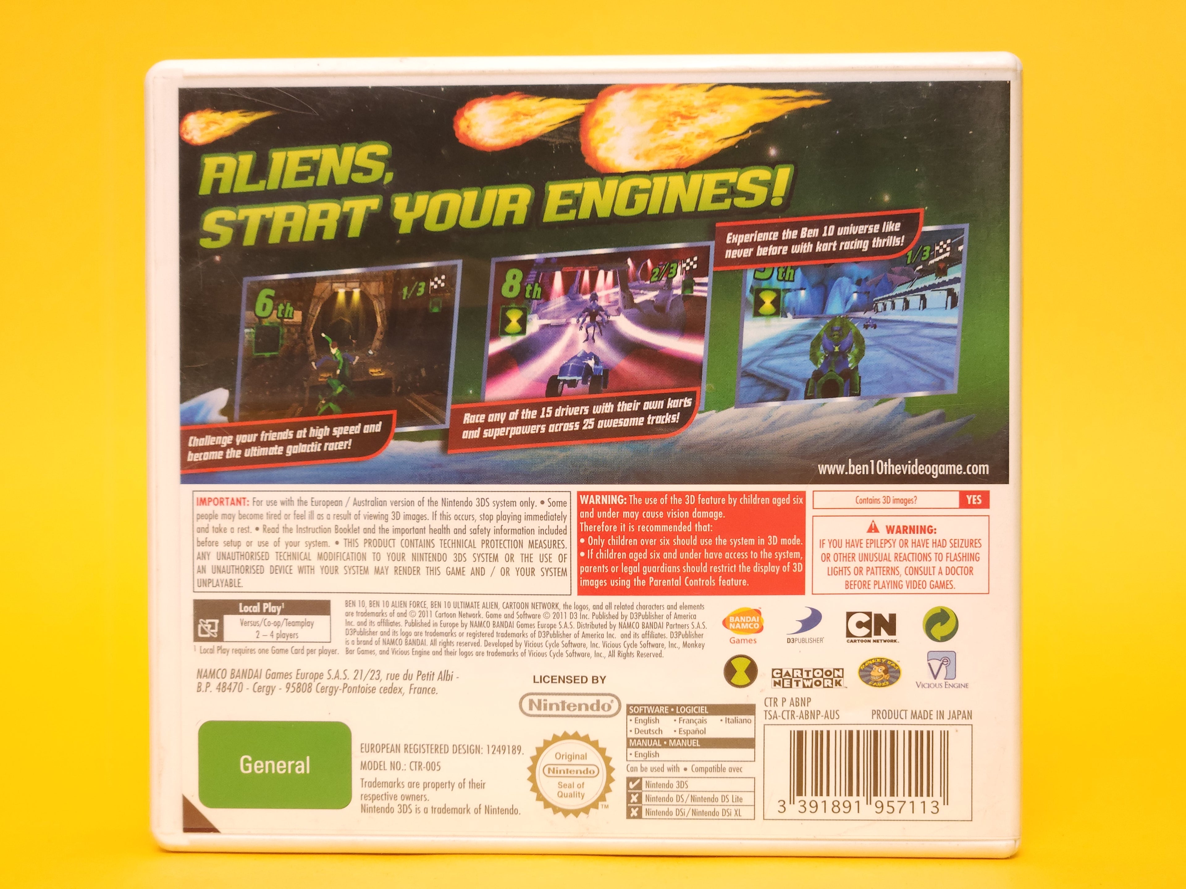 Ben 10: Galactic Racing – 2011 Nintendo 3DS