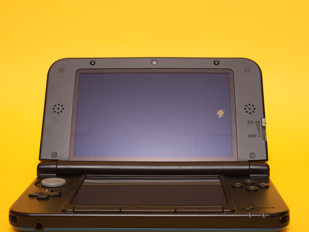 Blue + Black Nintendo 3DS XL Console + Stylus + Power AC Adaptor Cable