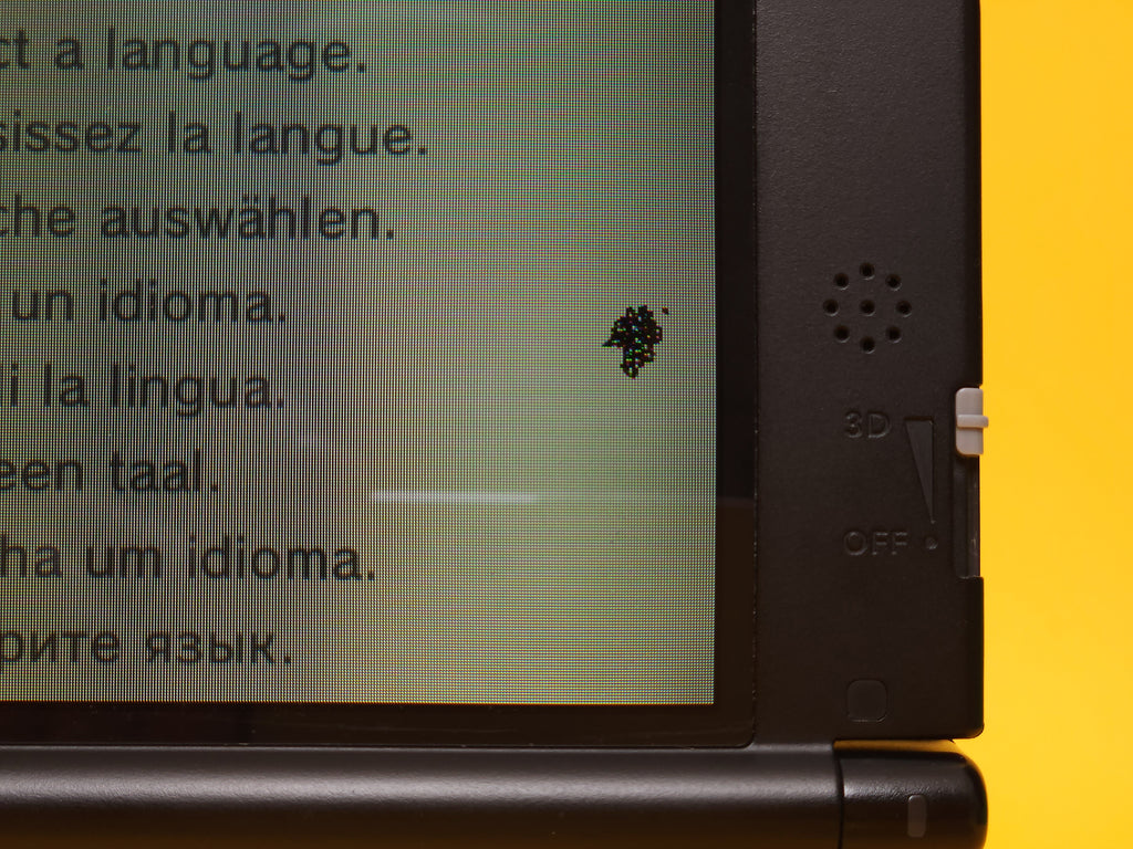 Blue + Black Nintendo 3DS XL Console + Stylus + Power AC Adaptor Cable